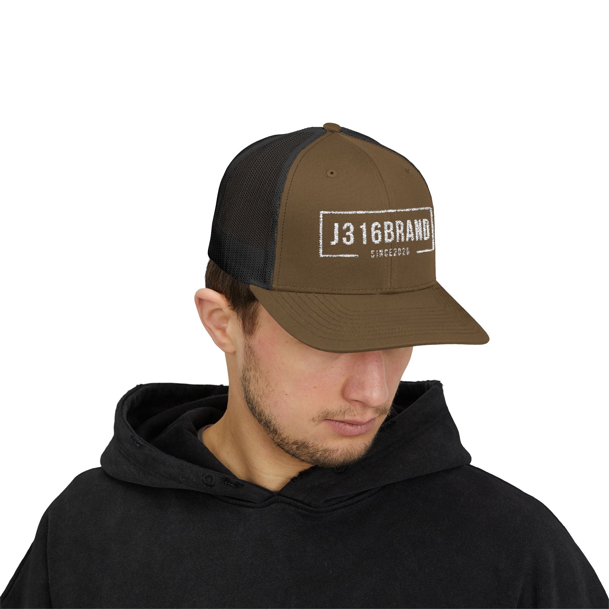J316 Minimalist Snapback Trucker Cap