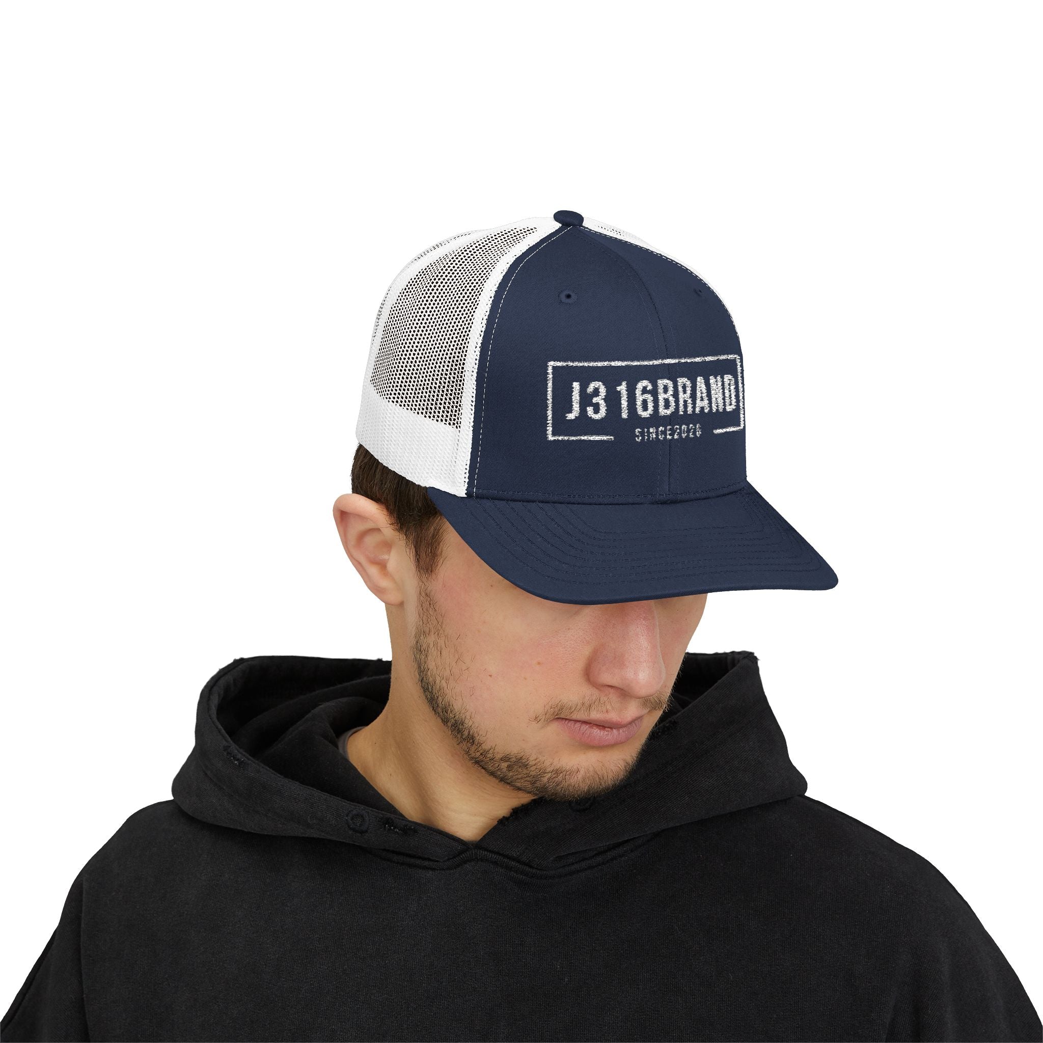 J316 Minimalist Snapback Trucker Cap