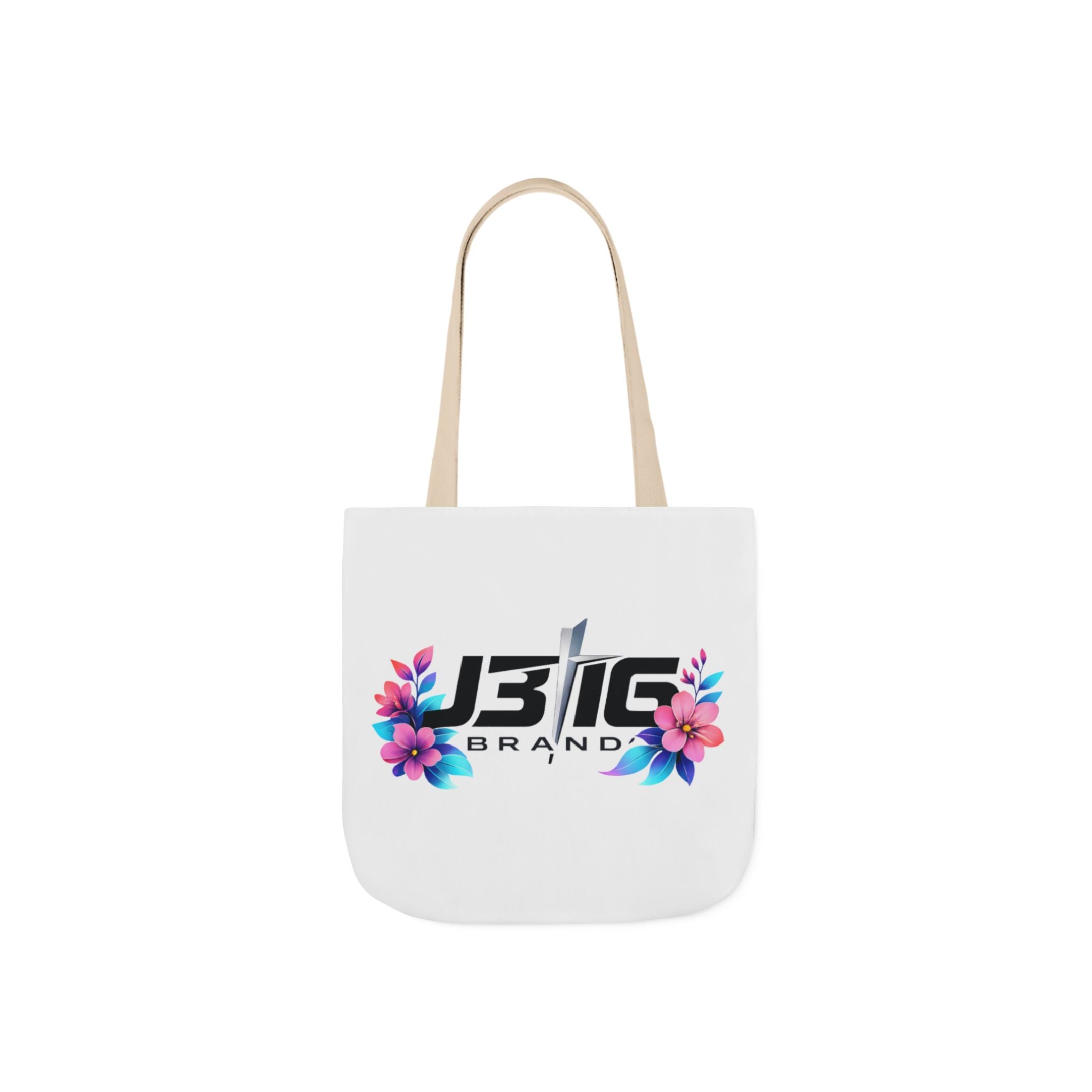 J316 Brand Floral logo canvas tote