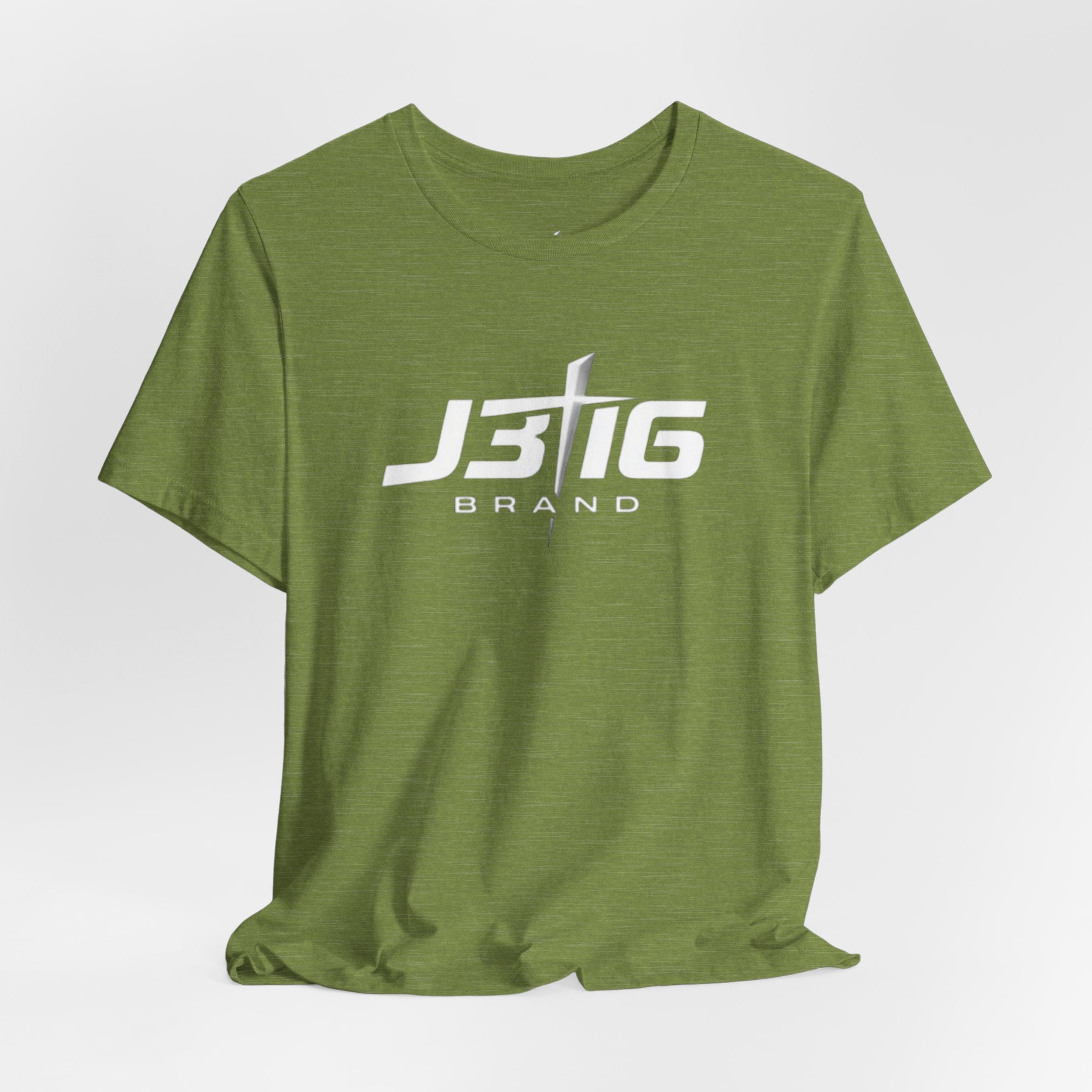 J3T6 Brand Logo Tee - Men's Heathered Graphic T-Shirt
