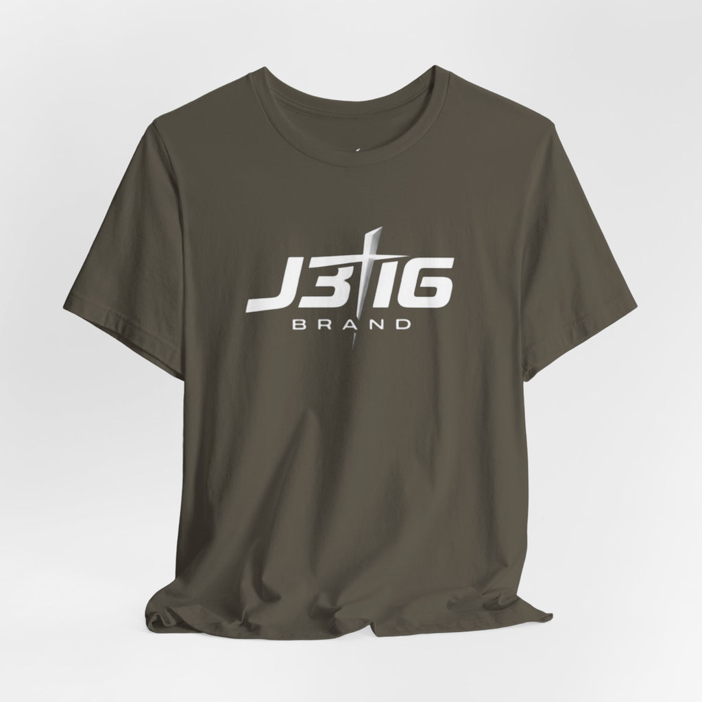 J3T6 Brand Logo Tee - Men's Heathered Graphic T-Shirt
