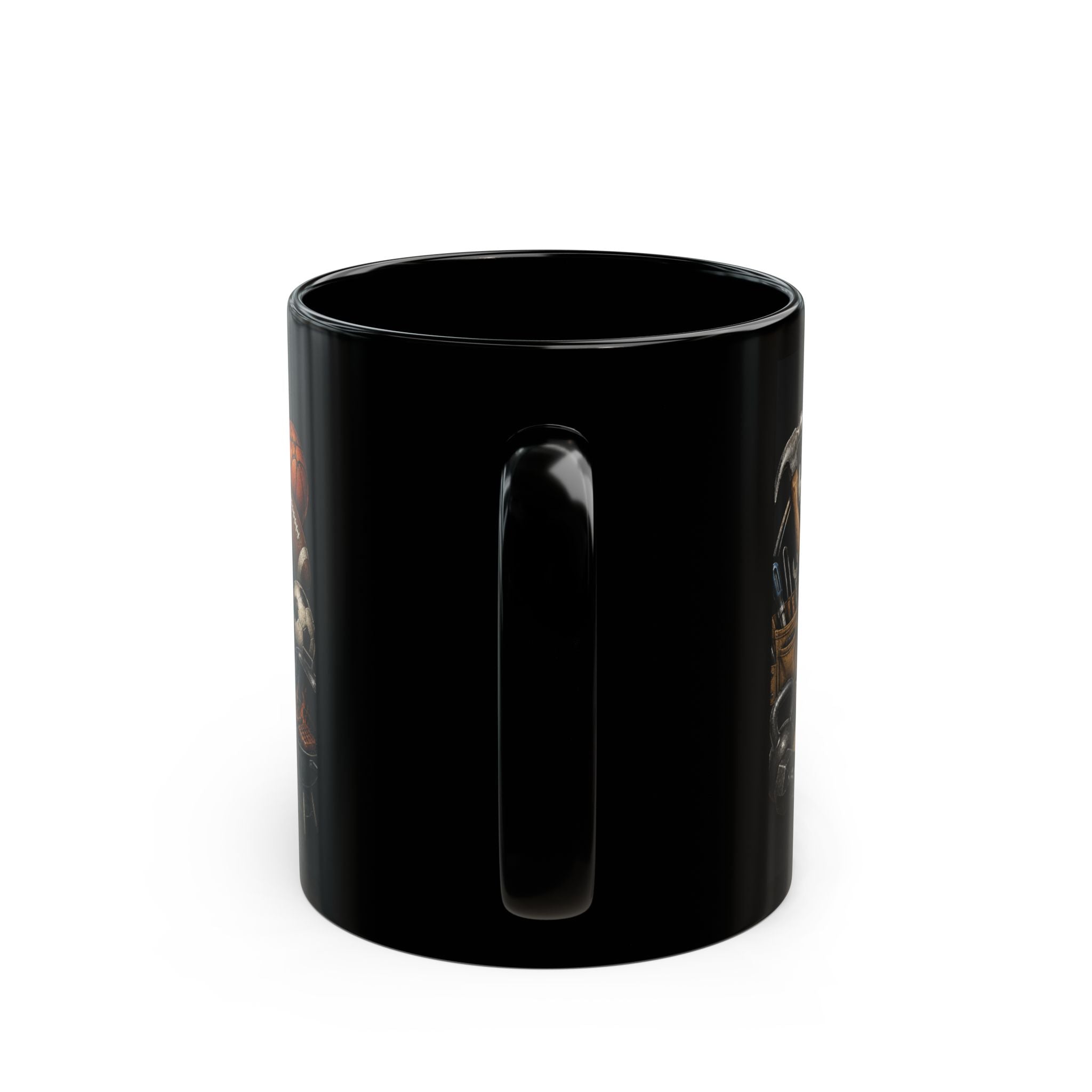 Best Dad Ever Black Coffee Mug