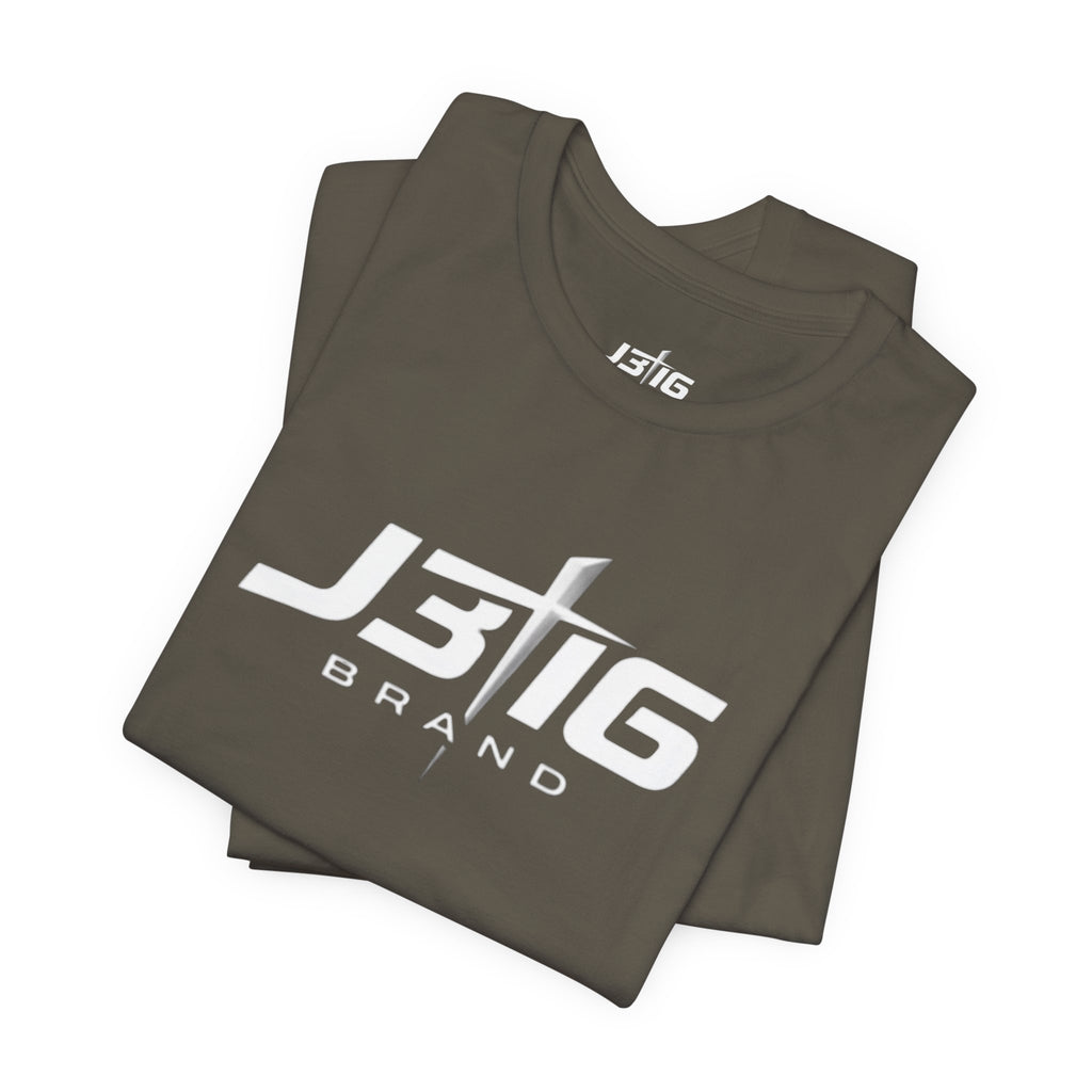J3T6 Brand Logo Tee - Men's Heathered Graphic T-Shirt