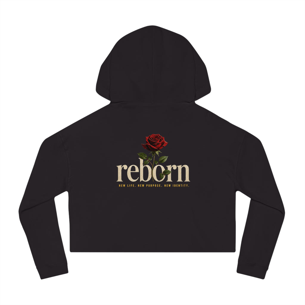 J316 Reborn Women’s Crop Hoodie Dark