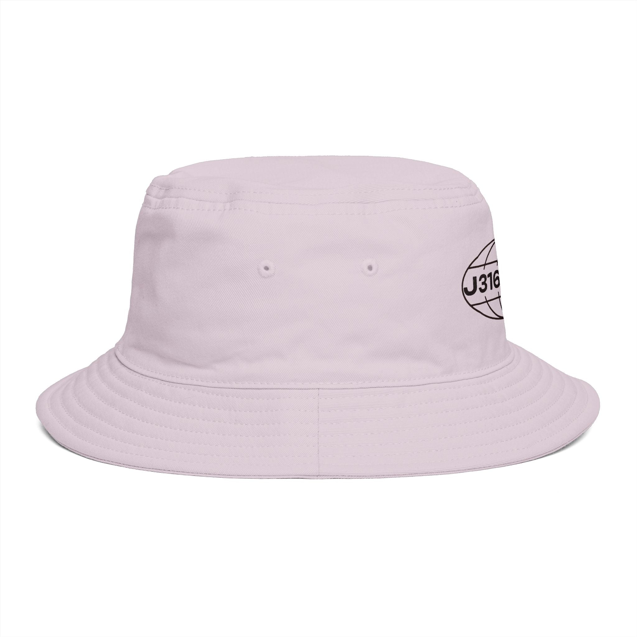 J316 Globe Logo Bucket Hat