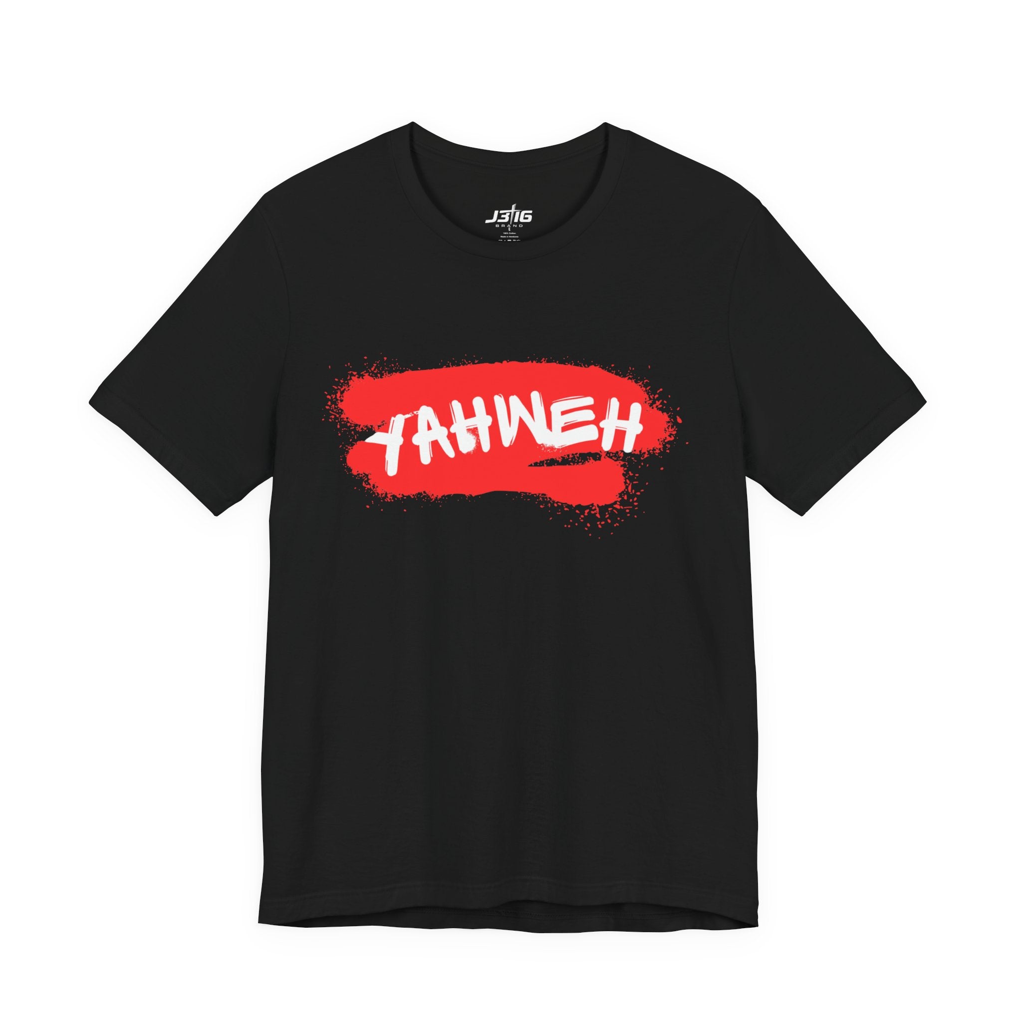 Yahweh Brushstroke Tee – Christian Faith Graphic T-Shirt