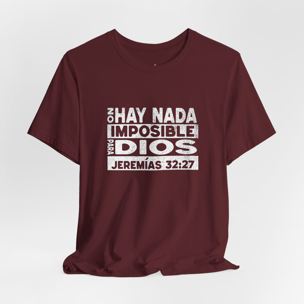 J316 No Hay Nada Imposible Para Dios