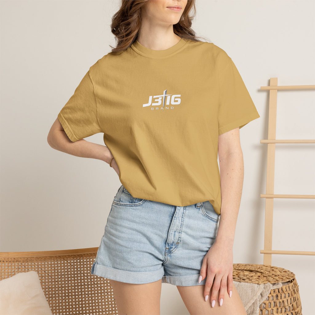 Religious Graphic T-Shirt — "Cristo Mi Redentor" Street Art Design