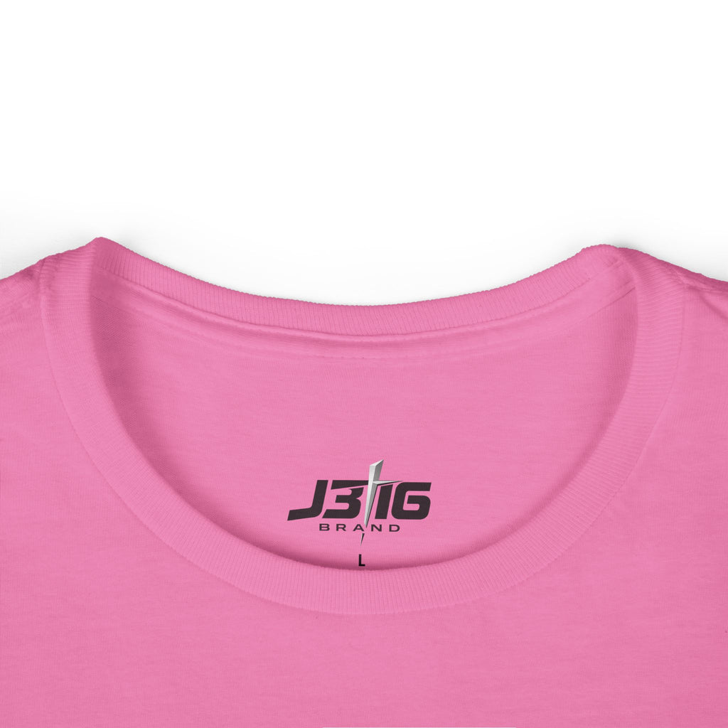 JBLG Floral Logo Women's Tee — Minimal Retro Band Style Graphic Shirt