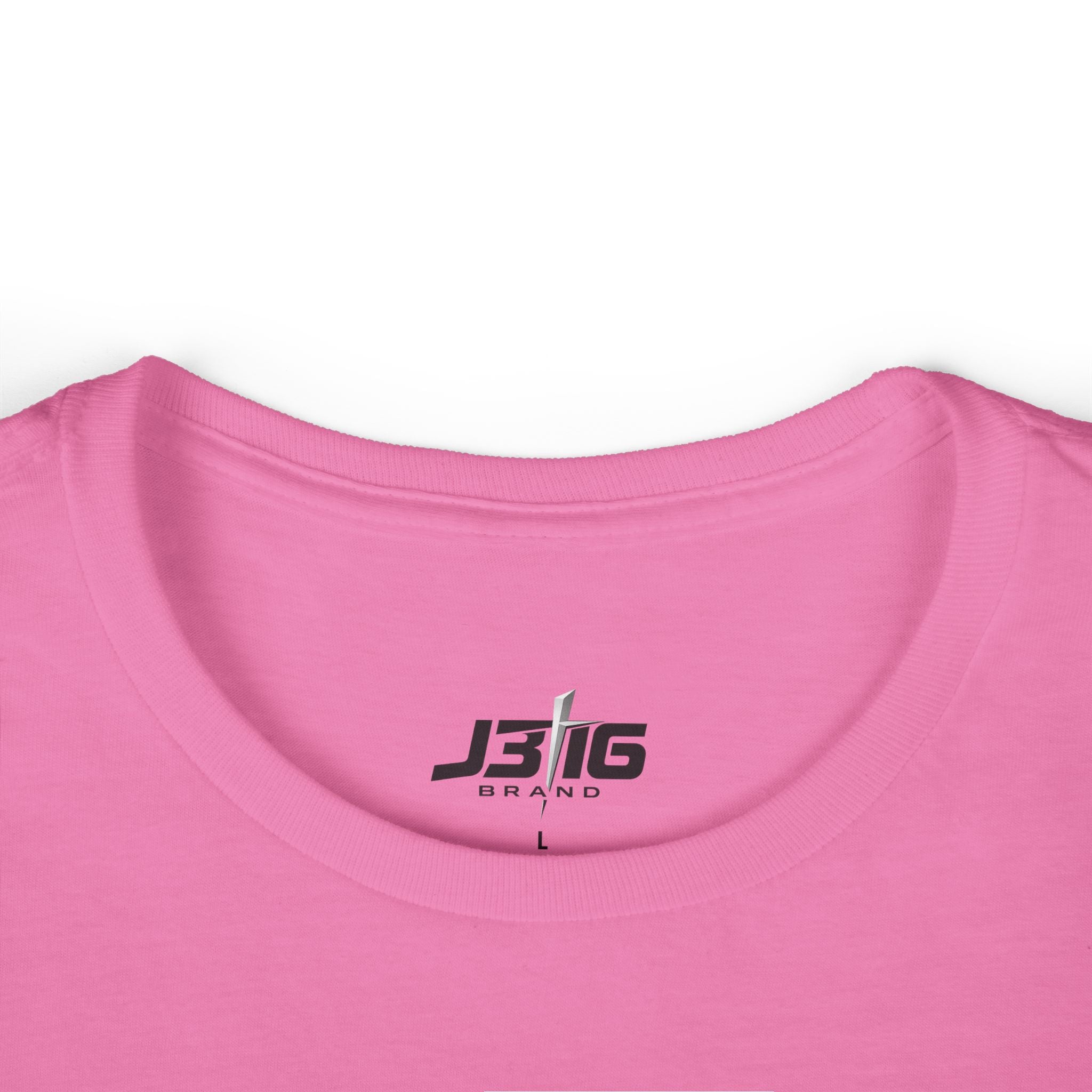 JBLG Floral Logo Women's Tee — Minimal Retro Band Style Graphic Shirt