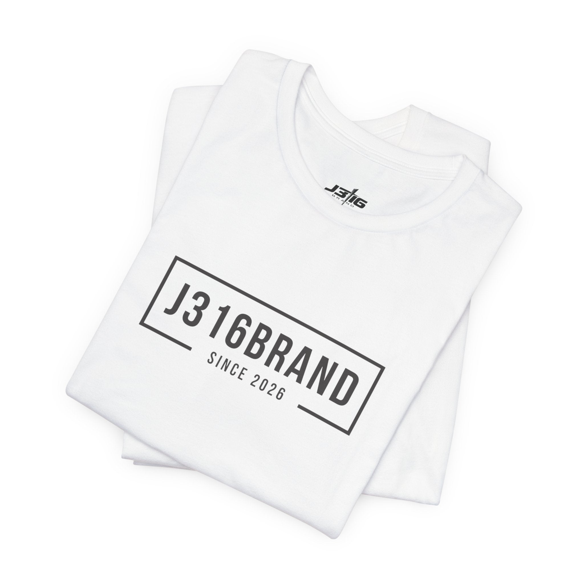 J316BRAND Graphic Tee — Minimal Box Logo T-Shirt