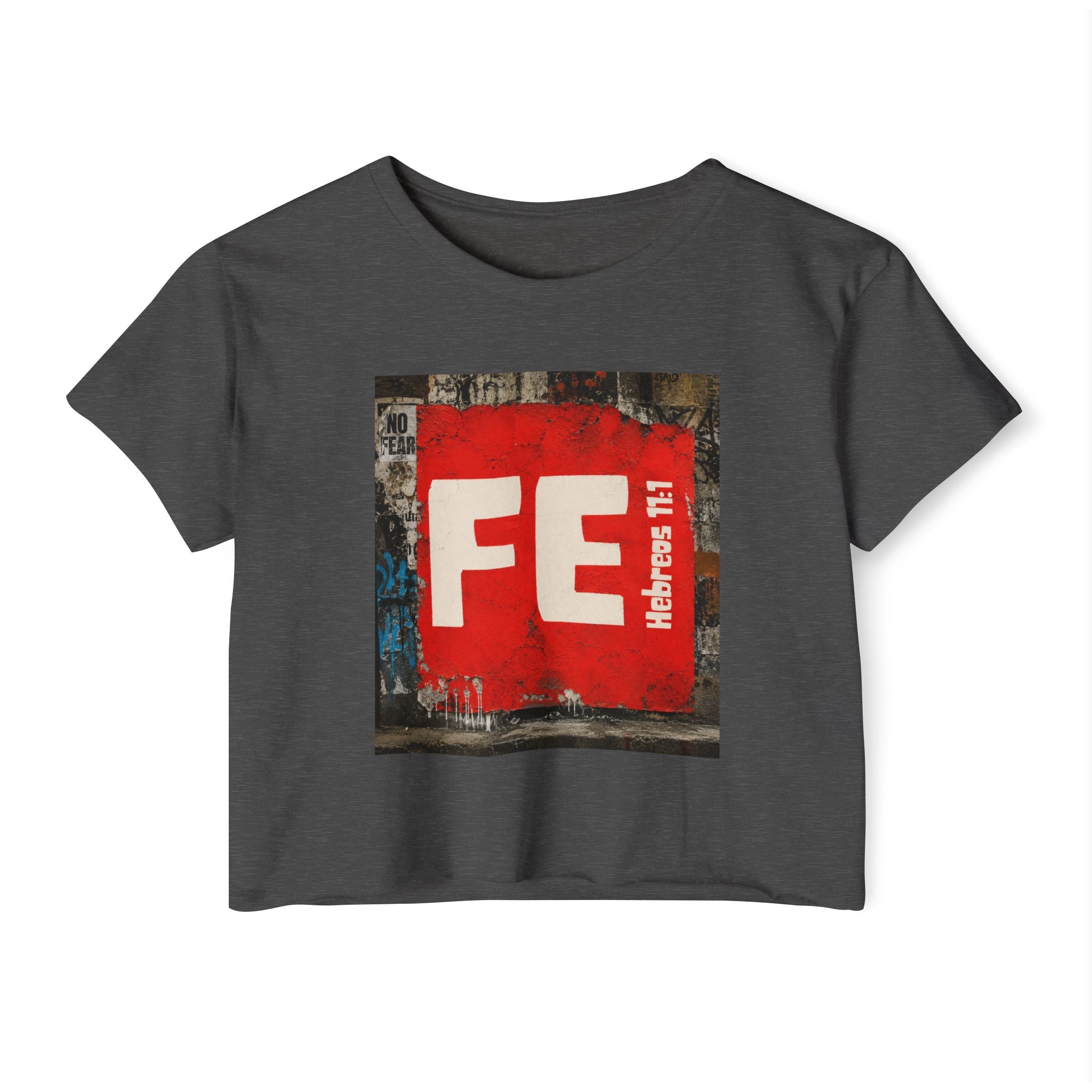 J316 FE Womens Crop Top Dark