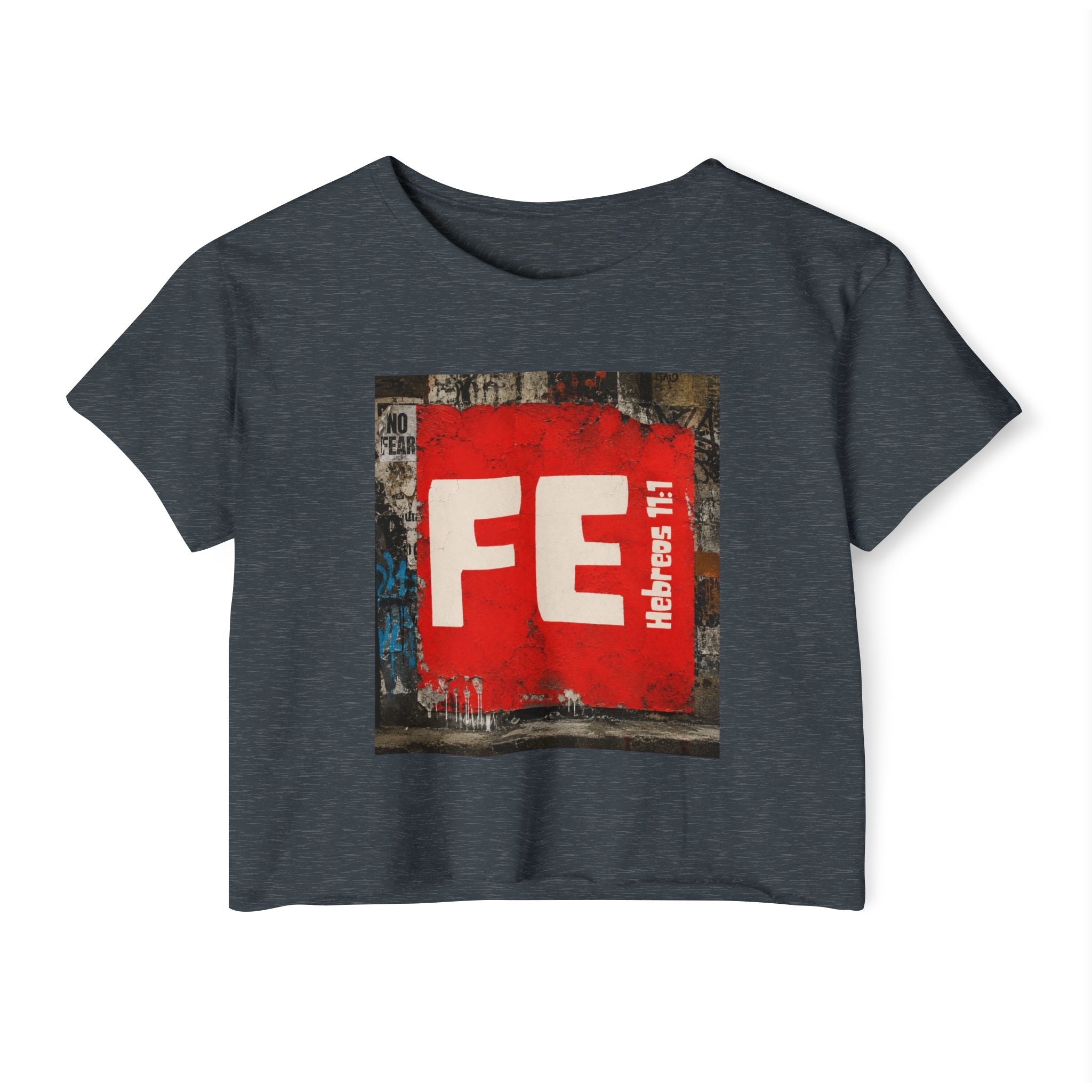 J316 FE Womens Crop Top Dark