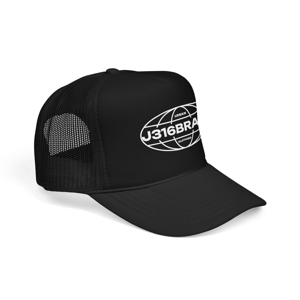 J316 Globe Logo Foam Trucker Hat