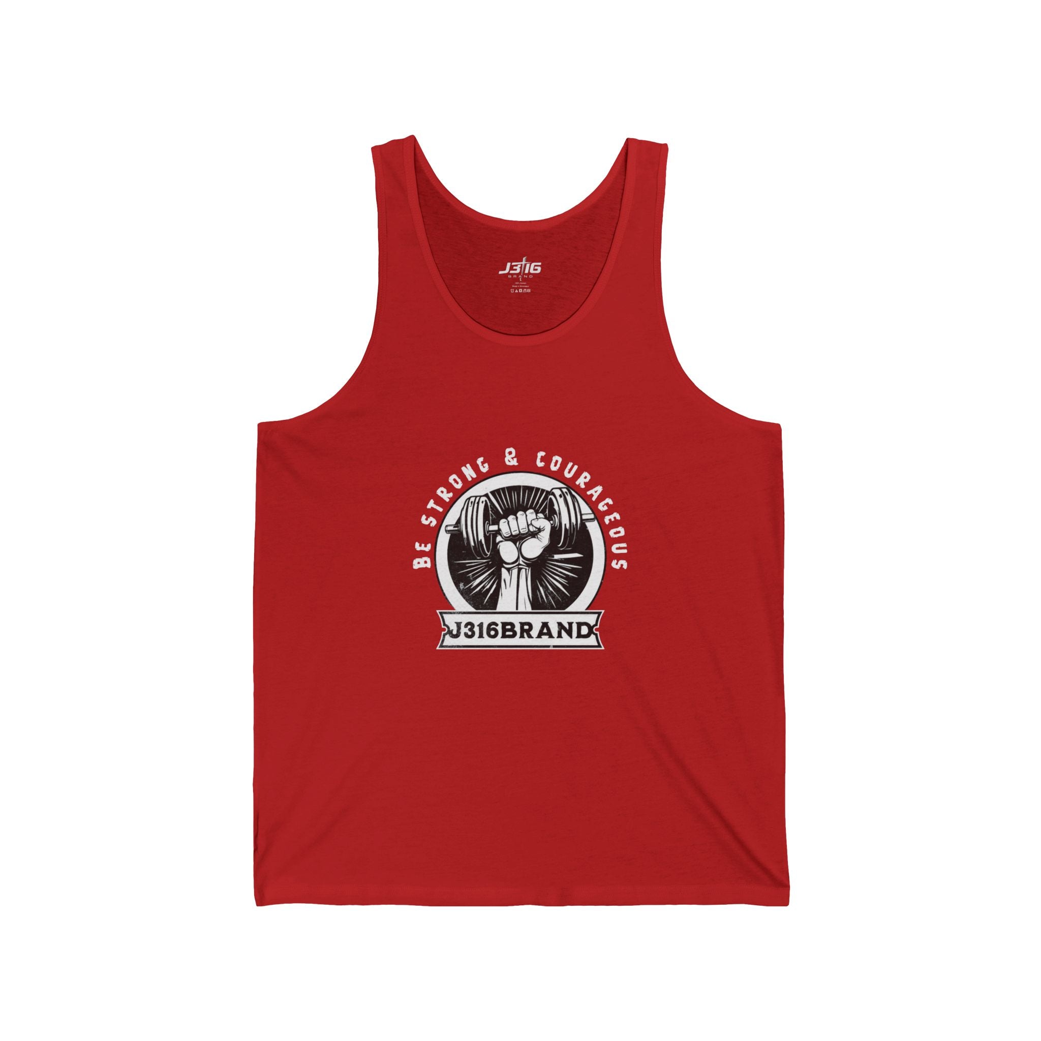 J316 Be Strong & Courageous Tank