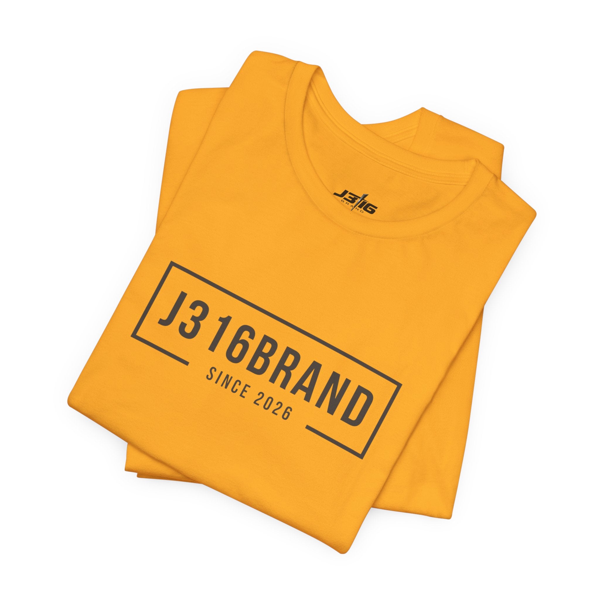 J316BRAND Graphic Tee — Minimal Box Logo T-Shirt