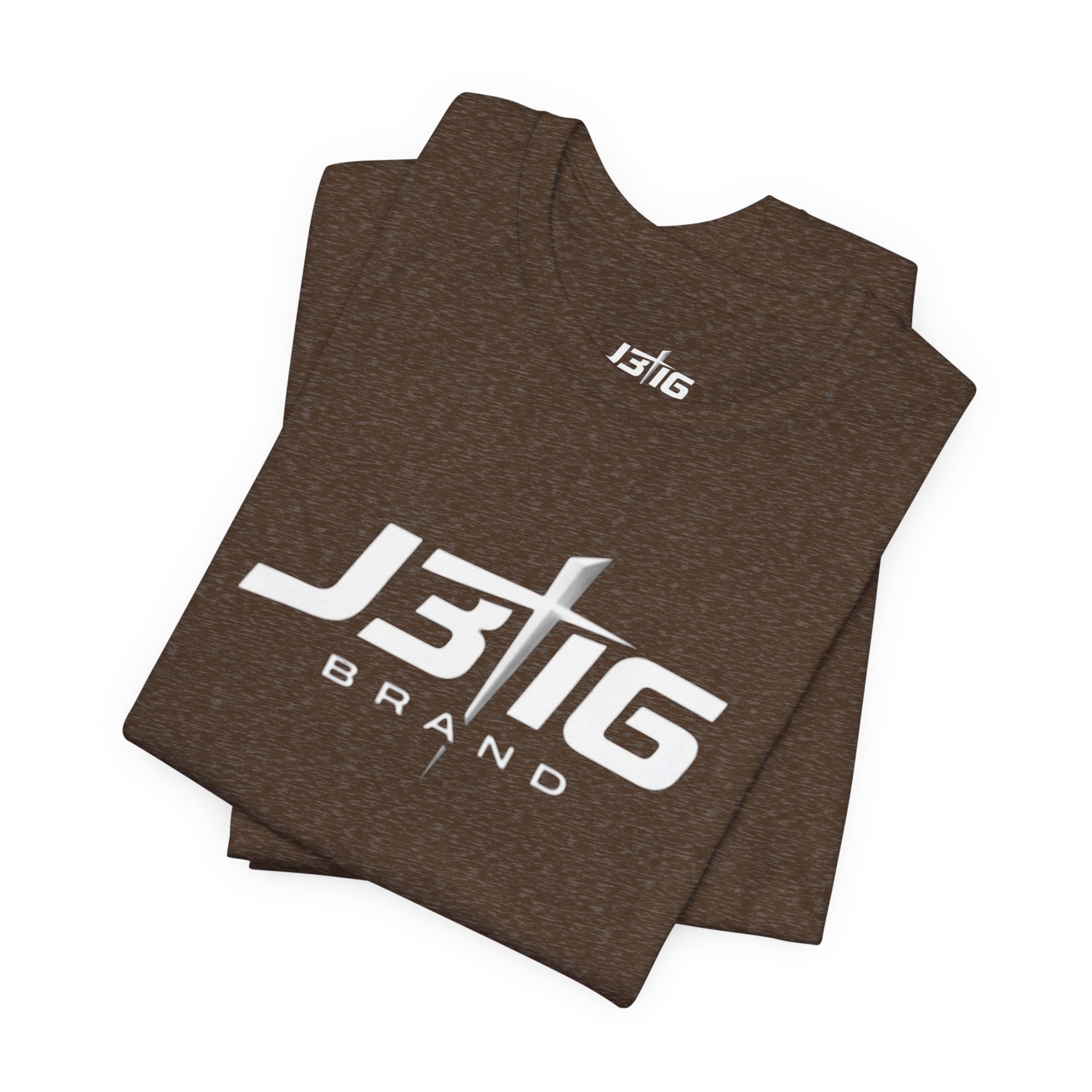 J3T6 Brand Logo Tee - Men's Heathered Graphic T-Shirt