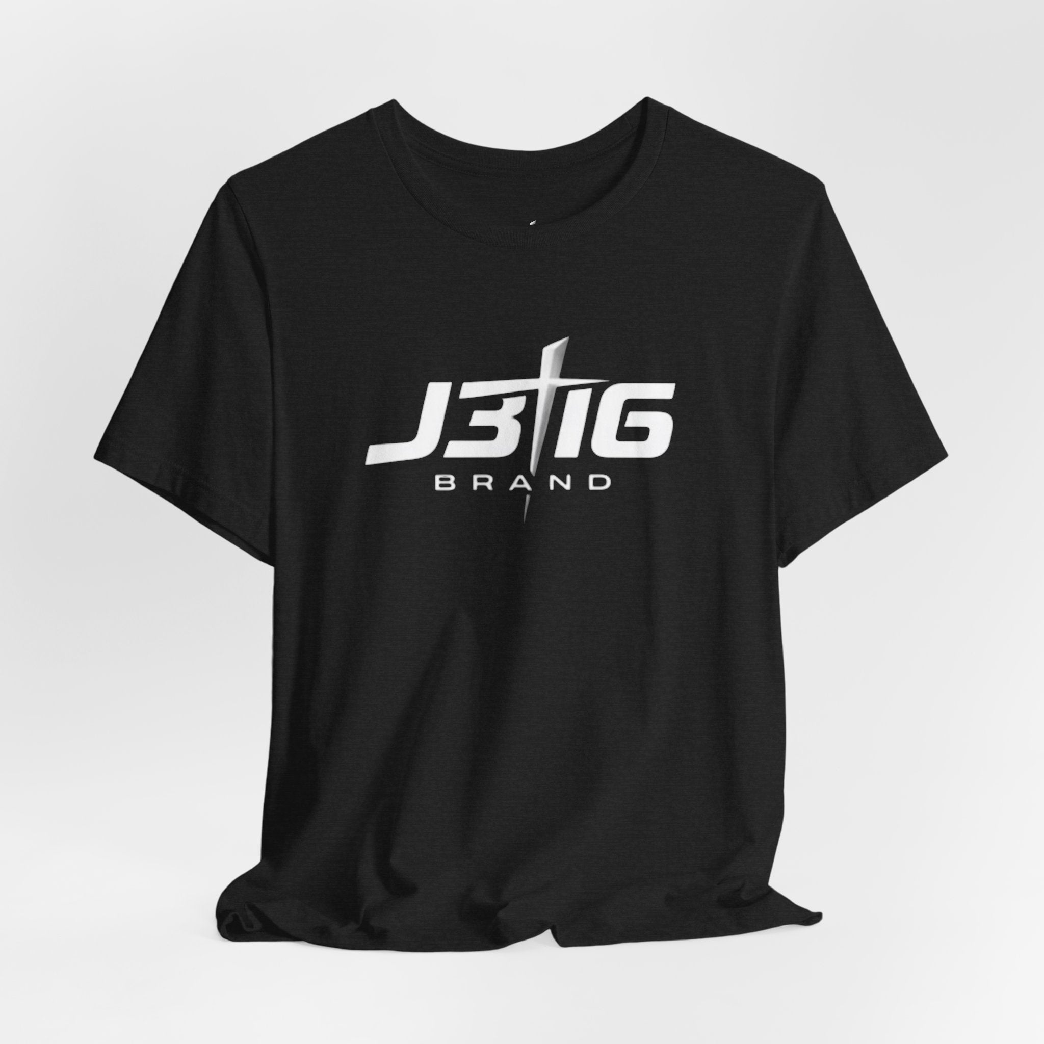 J3T6 Brand Logo Tee - Men's Heathered Graphic T-Shirt