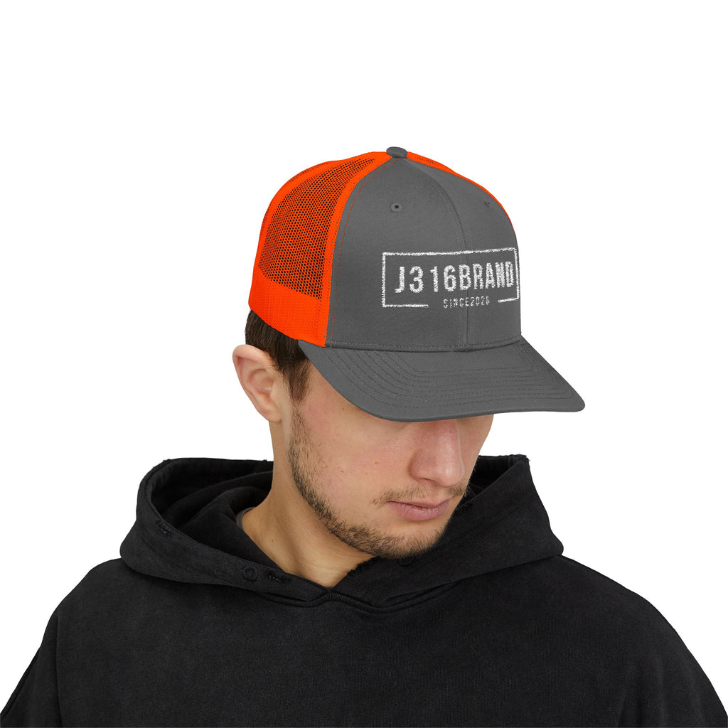 J316 Minimalist Snapback Trucker Cap