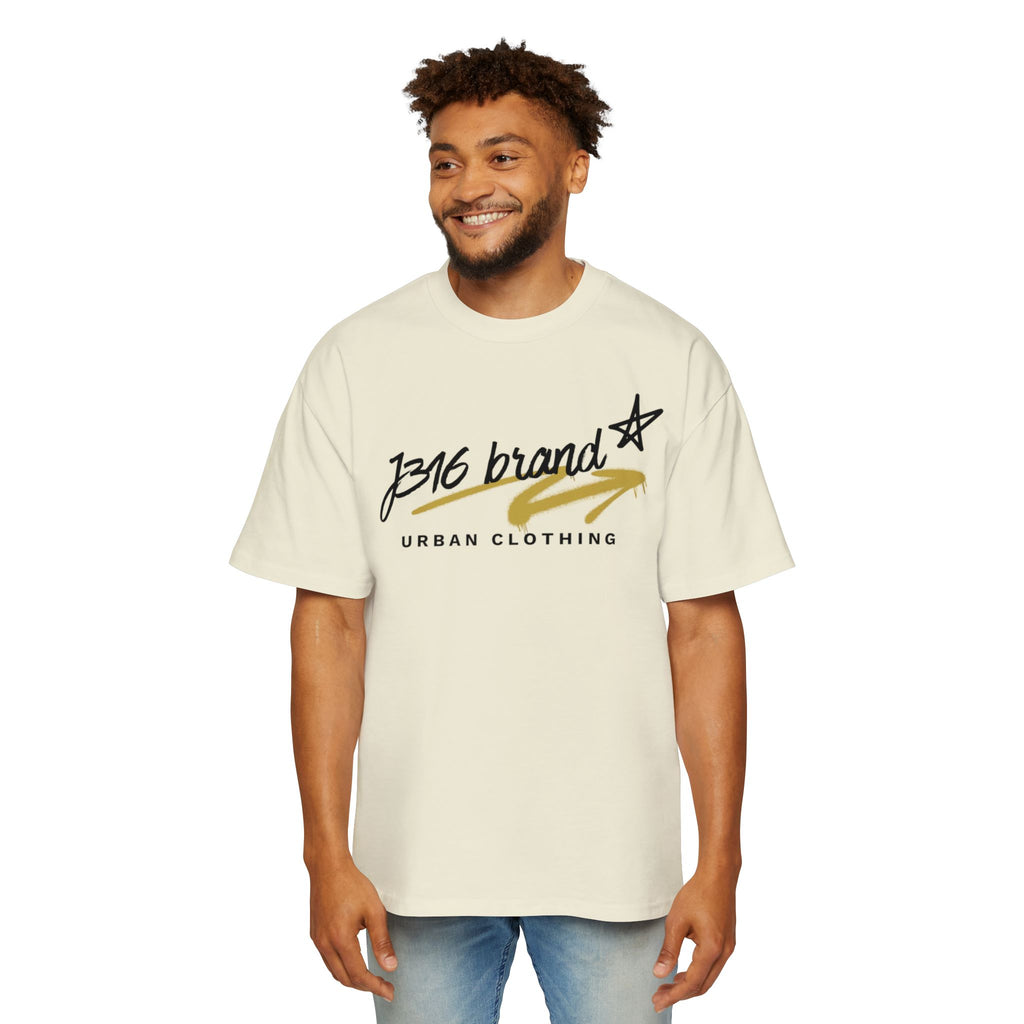 'Saved By God's Love' Oversized Men's Tee — J316 Urban Clothing Graphic T‑Shirt