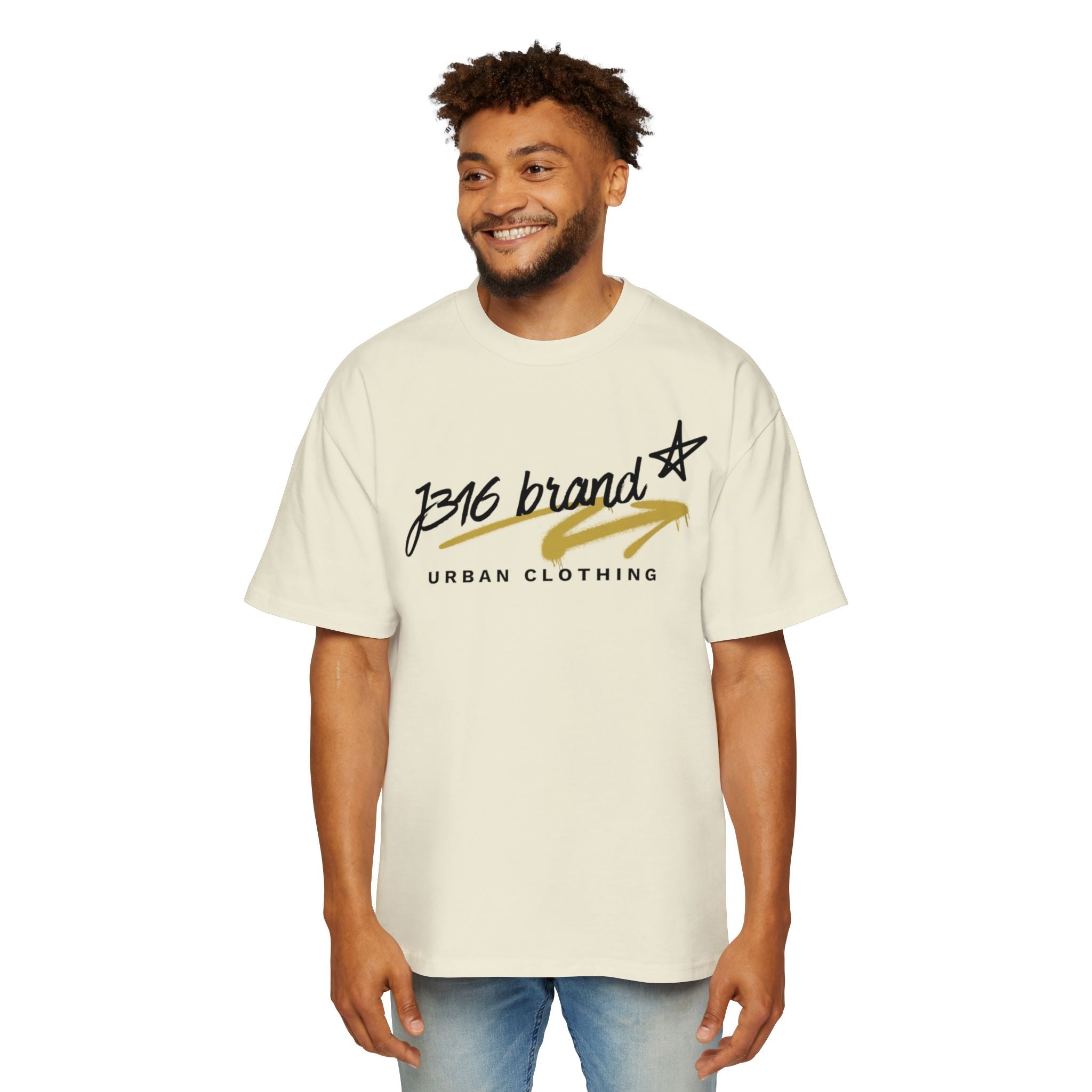 'Saved By God's Love' Oversized Men's Tee — J316 Urban Clothing Graphic T‑Shirt