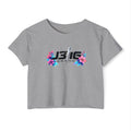 Festival Crop Top — J3TG Brand Floral Logo Women's Crop Tee