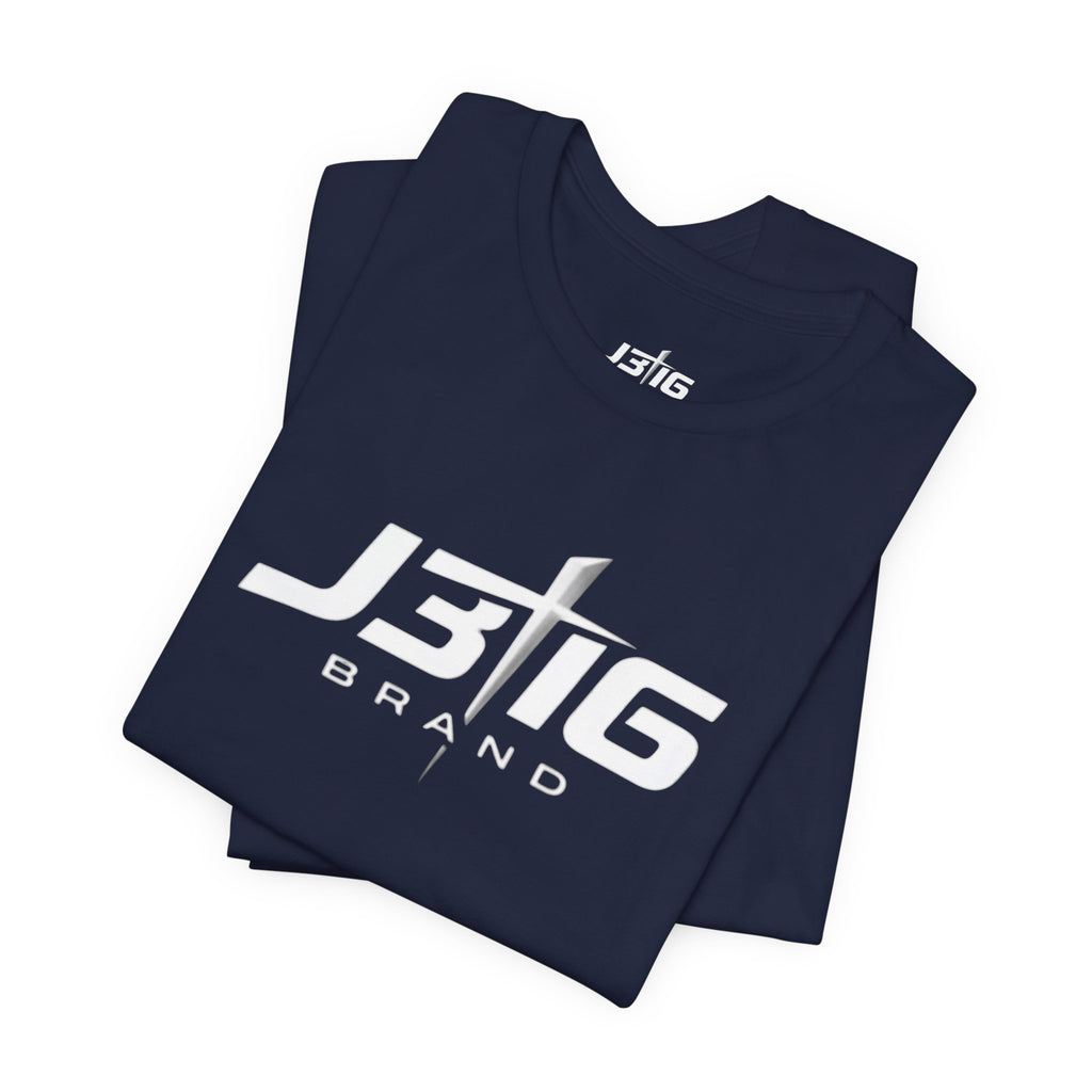 J3T6 Brand Logo Tee - Men's Heathered Graphic T-Shirt