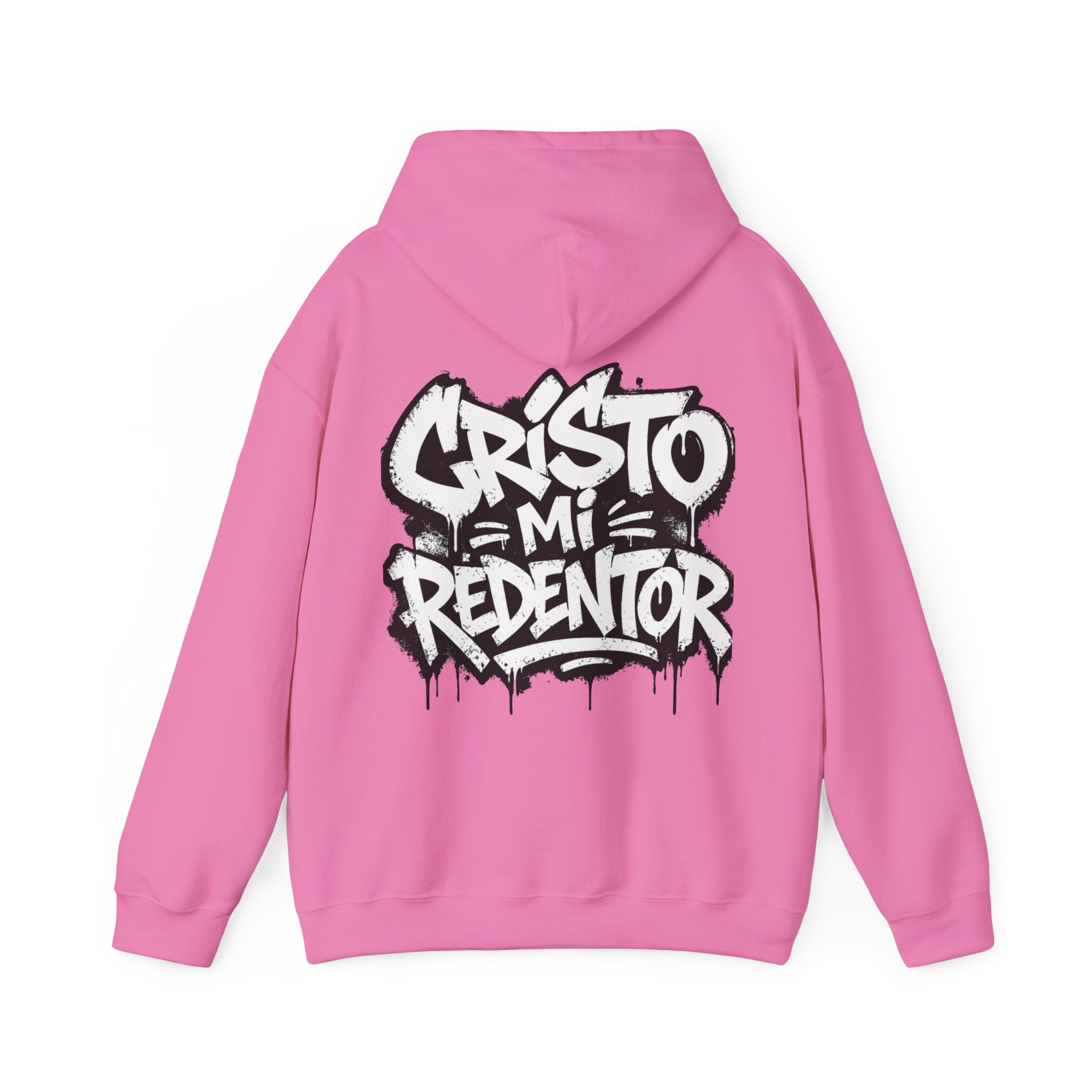 Cristo Mi Redentor Hoodie — Graffiti Christian Faith Sweatshirt