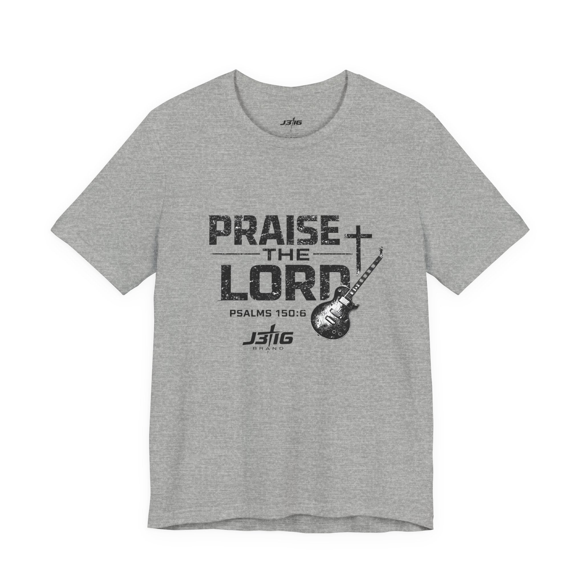 Praise the Lord T-Shirt – Psalms 150:6 Christian Guitar Worship Tee