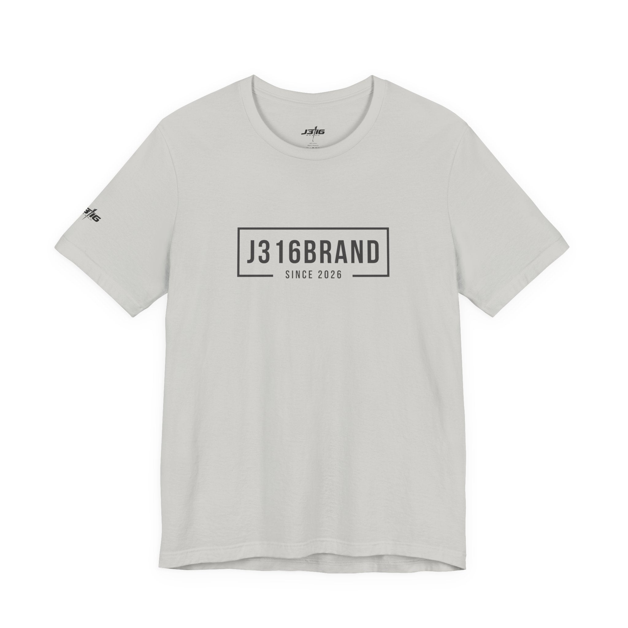 J316BRAND Graphic Tee — Minimal Box Logo T-Shirt