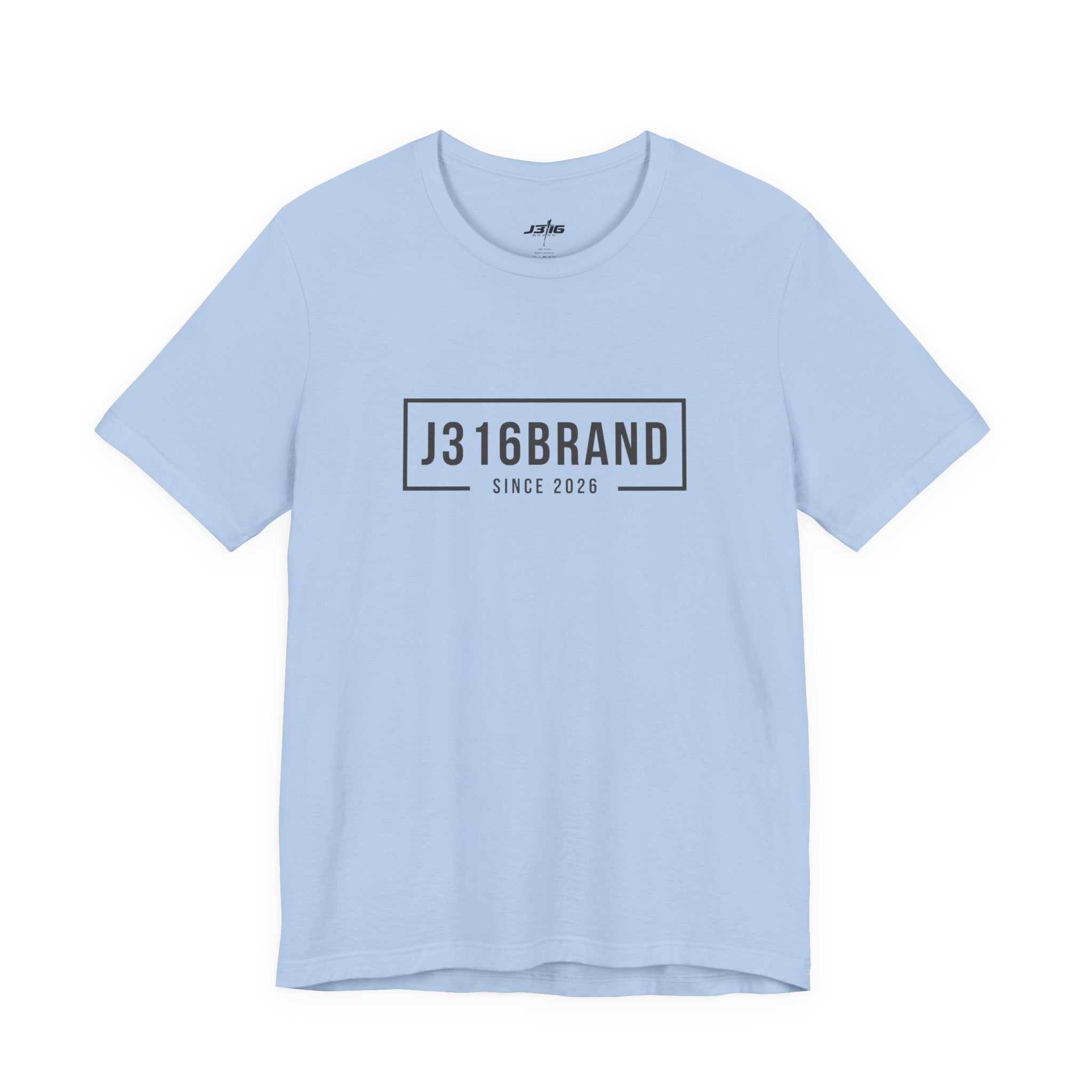J316BRAND Graphic Tee — Minimal Box Logo T-Shirt