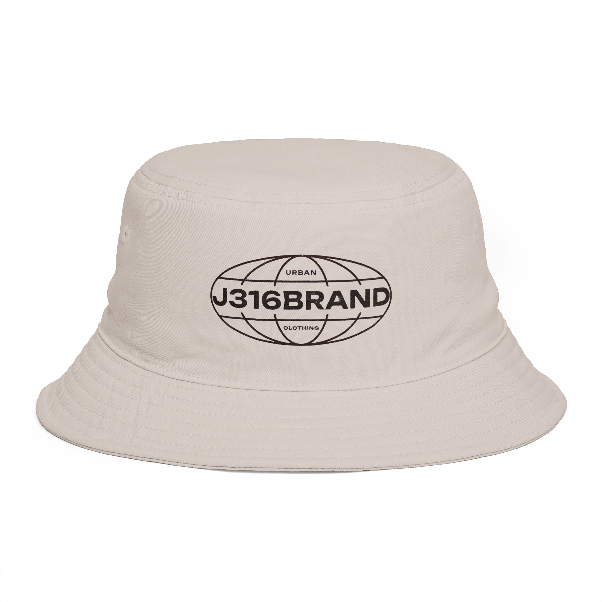 J316 Globe Logo Bucket Hat