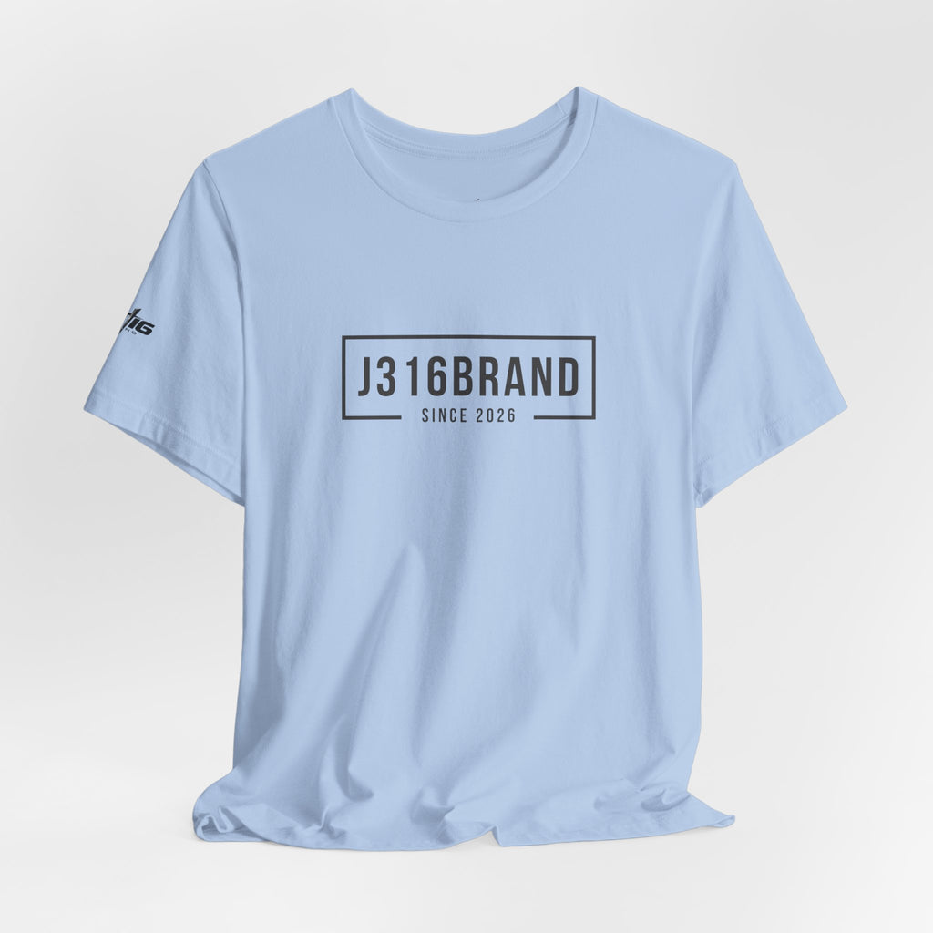 J316BRAND Graphic Tee — Minimal Box Logo T-Shirt