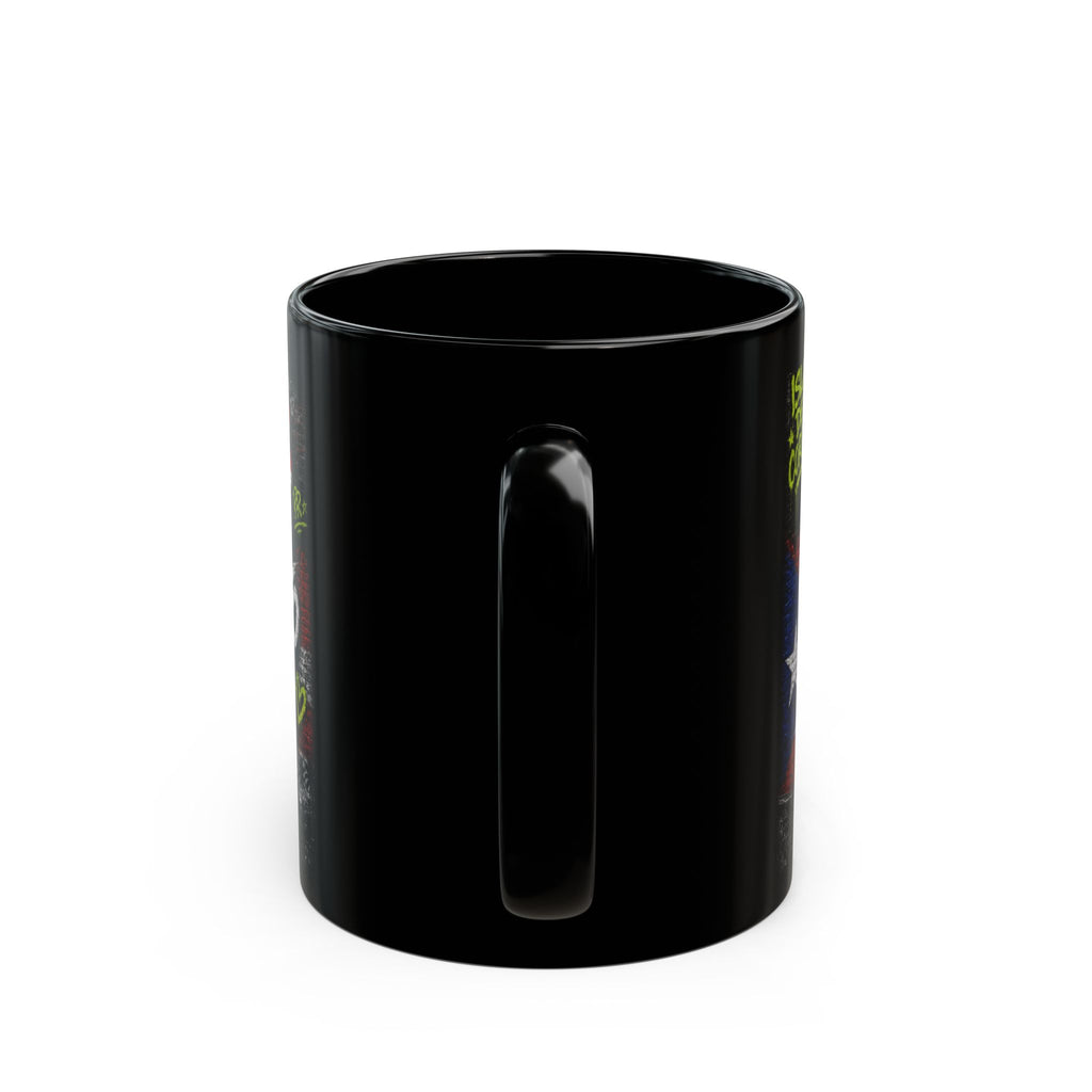 Black Mug — 'Dios Bendiga a Puerto Rico' Puerto Rican Flag Coffee Mug (11/15 oz)