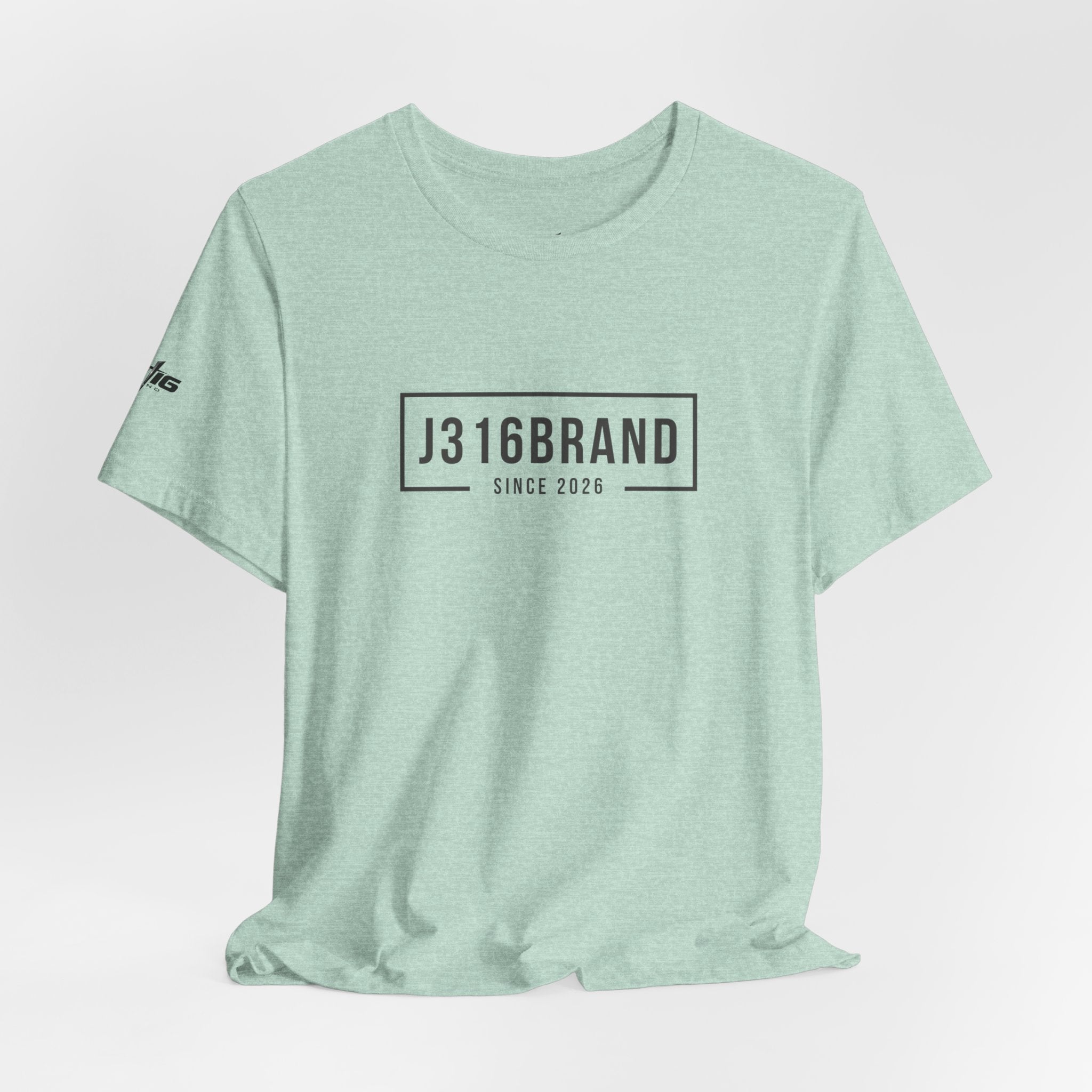 J316BRAND Graphic Tee — Minimal Box Logo T-Shirt