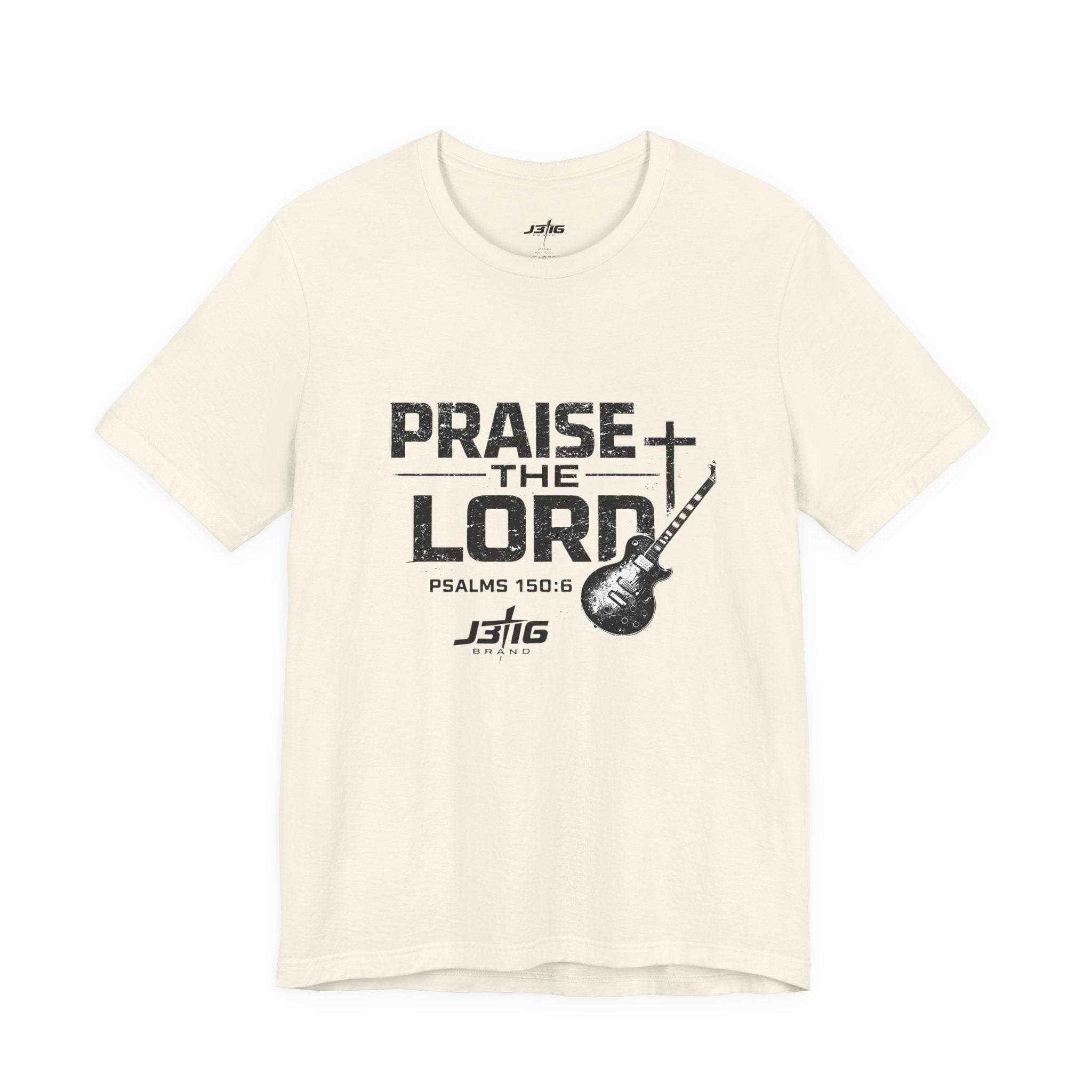 Praise the Lord T-Shirt – Psalms 150:6 Christian Guitar Worship Tee