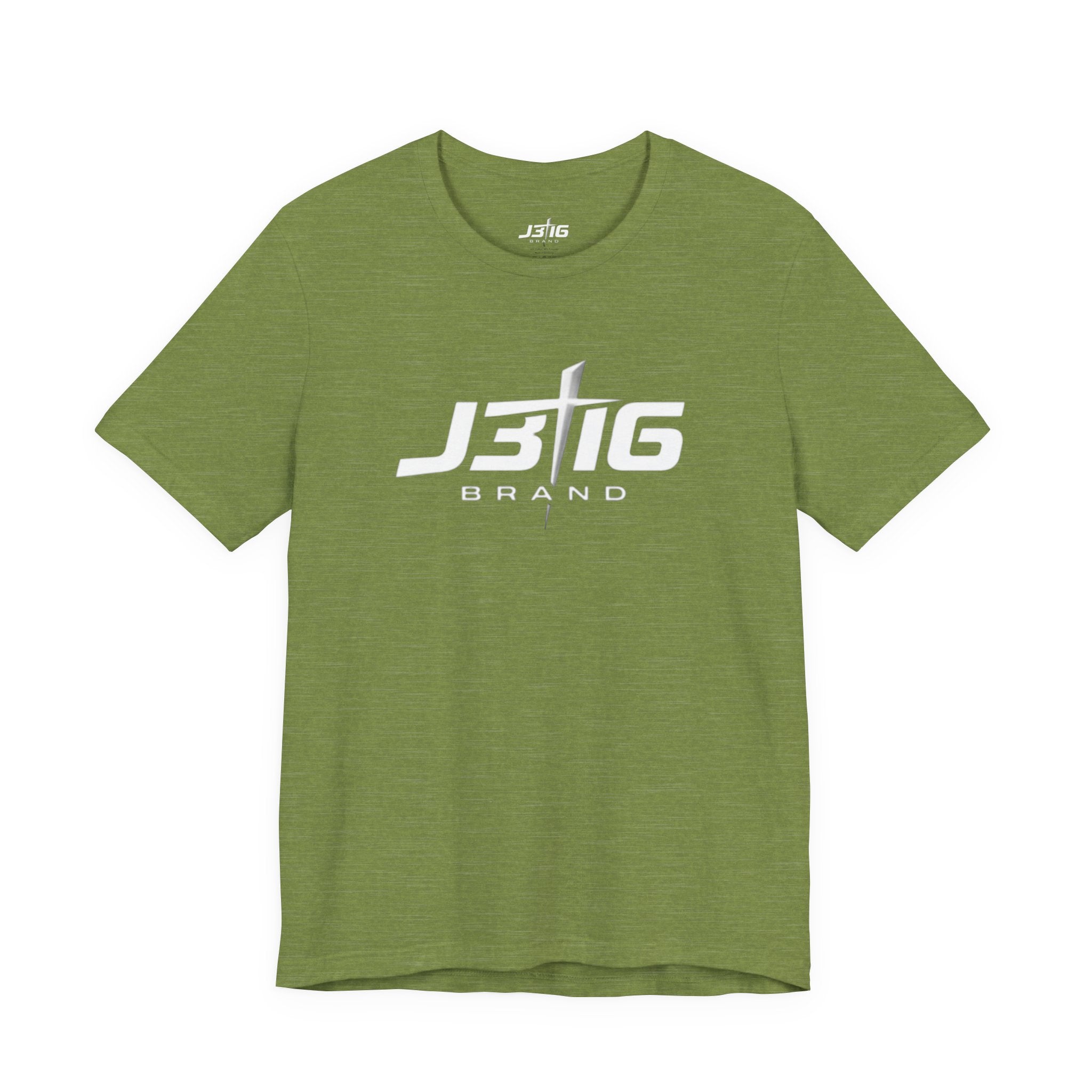 J3T6 Brand Logo Tee - Men's Heathered Graphic T-Shirt