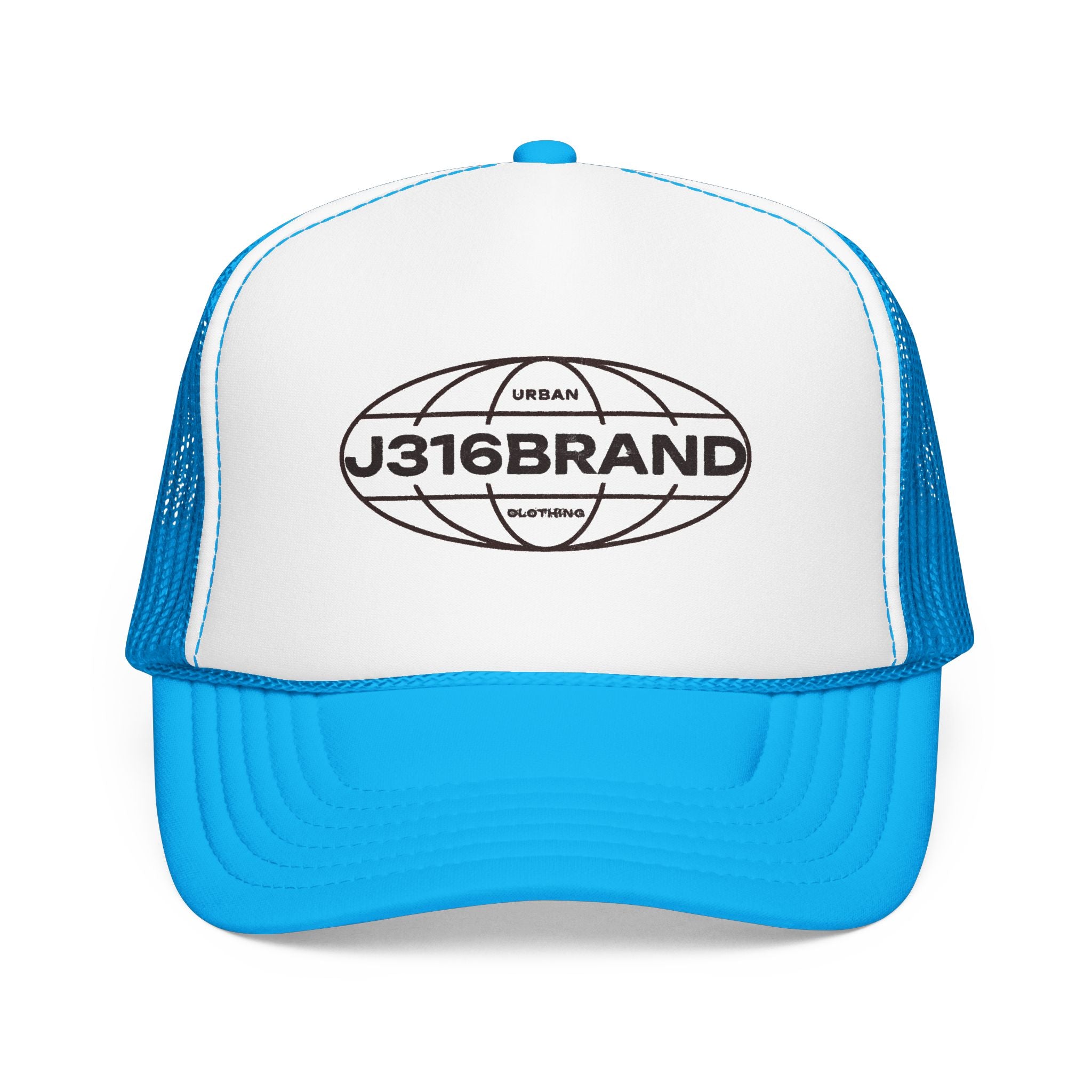 J316 Globe Foam Trucker Hat Dark