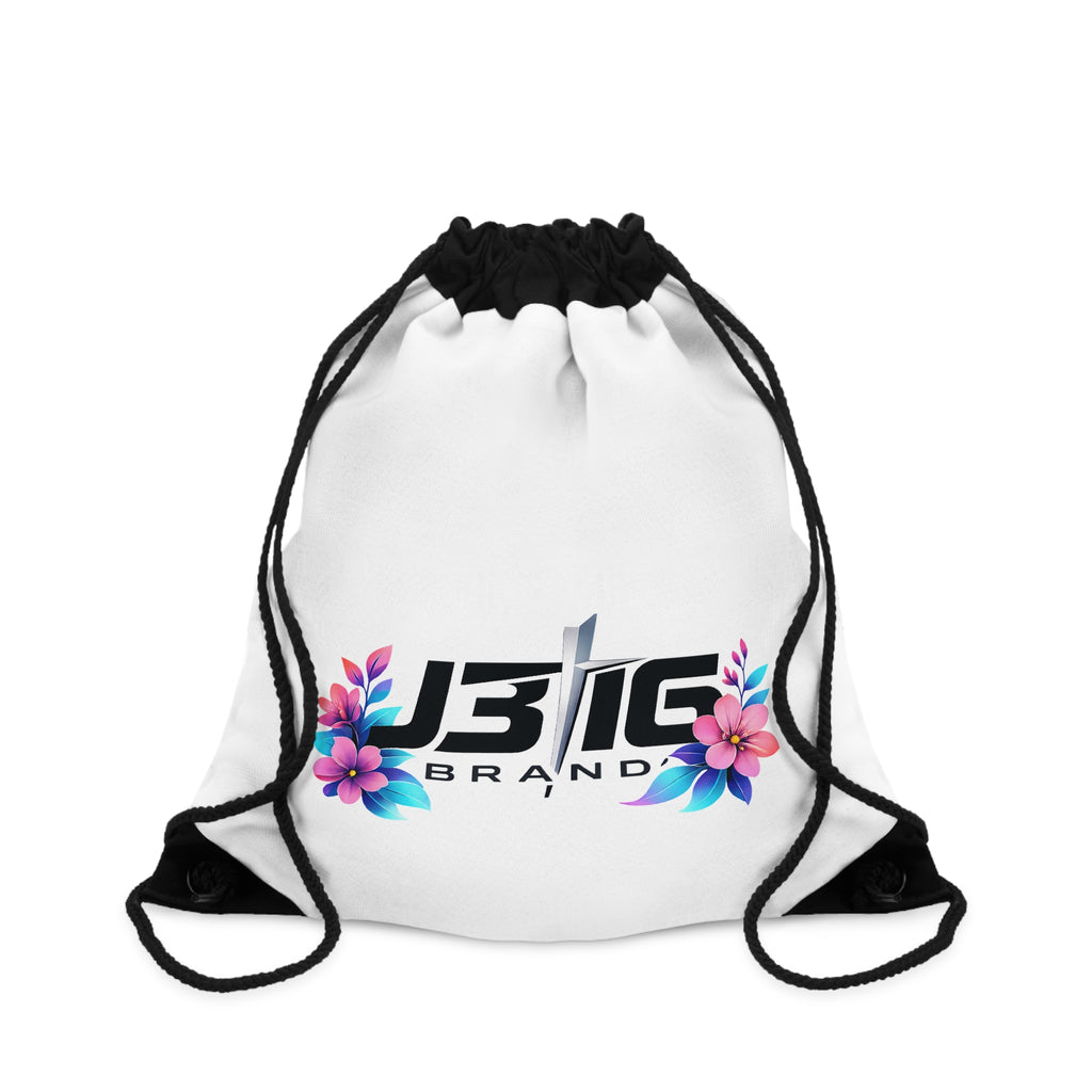 J316 Floral logo Drawstring bag