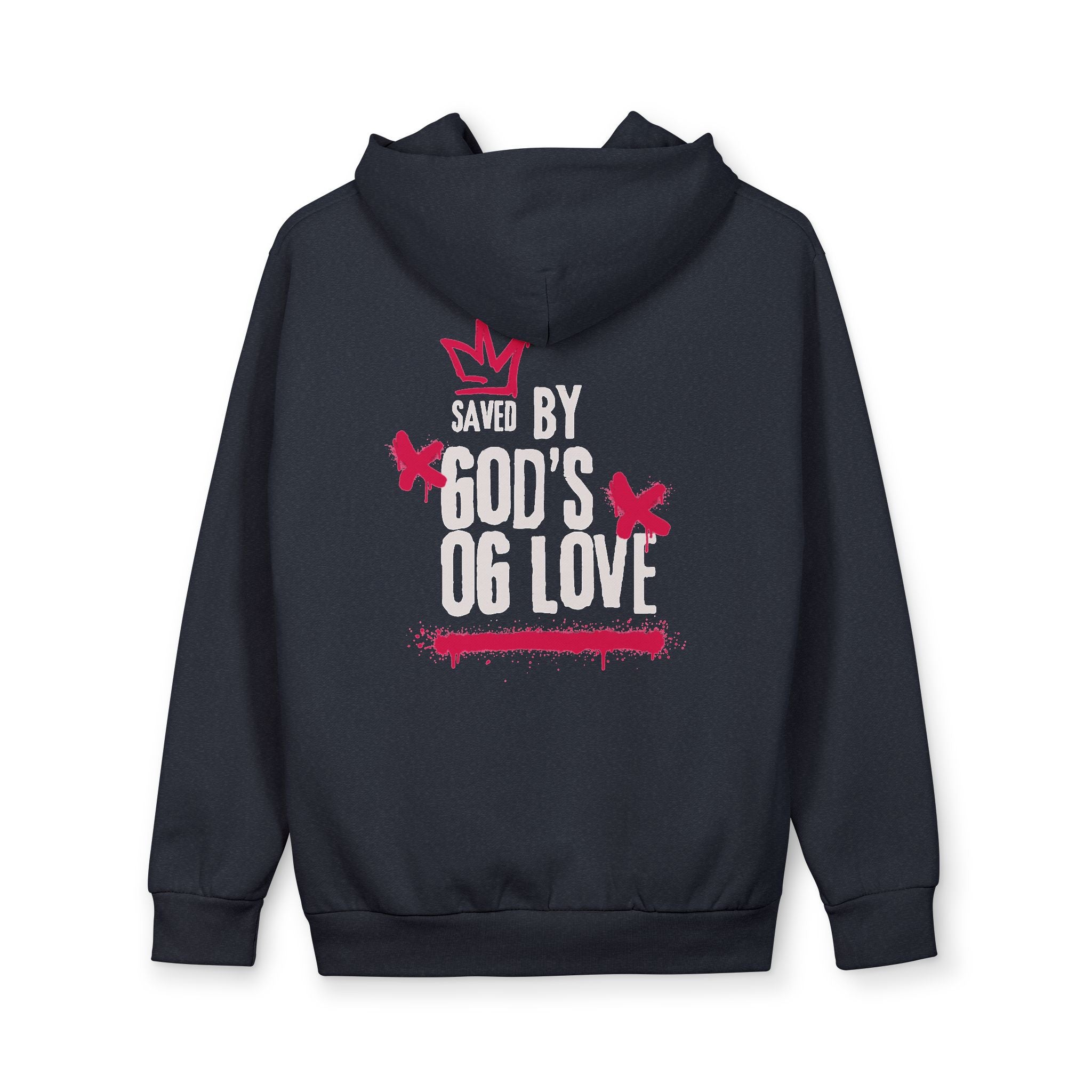 Saved By God's OG Love Hoodie Dark