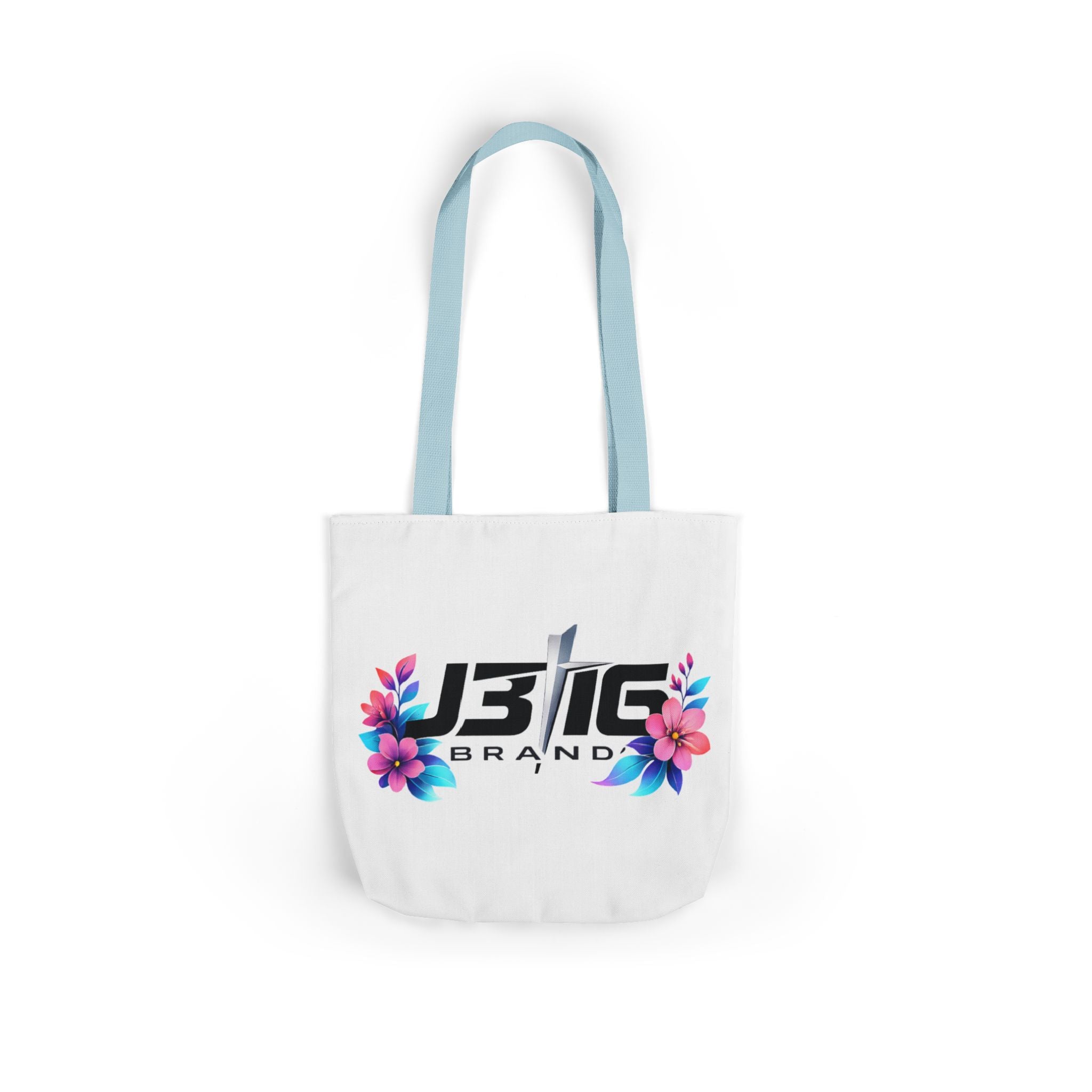 J316 Brand Floral logo canvas tote