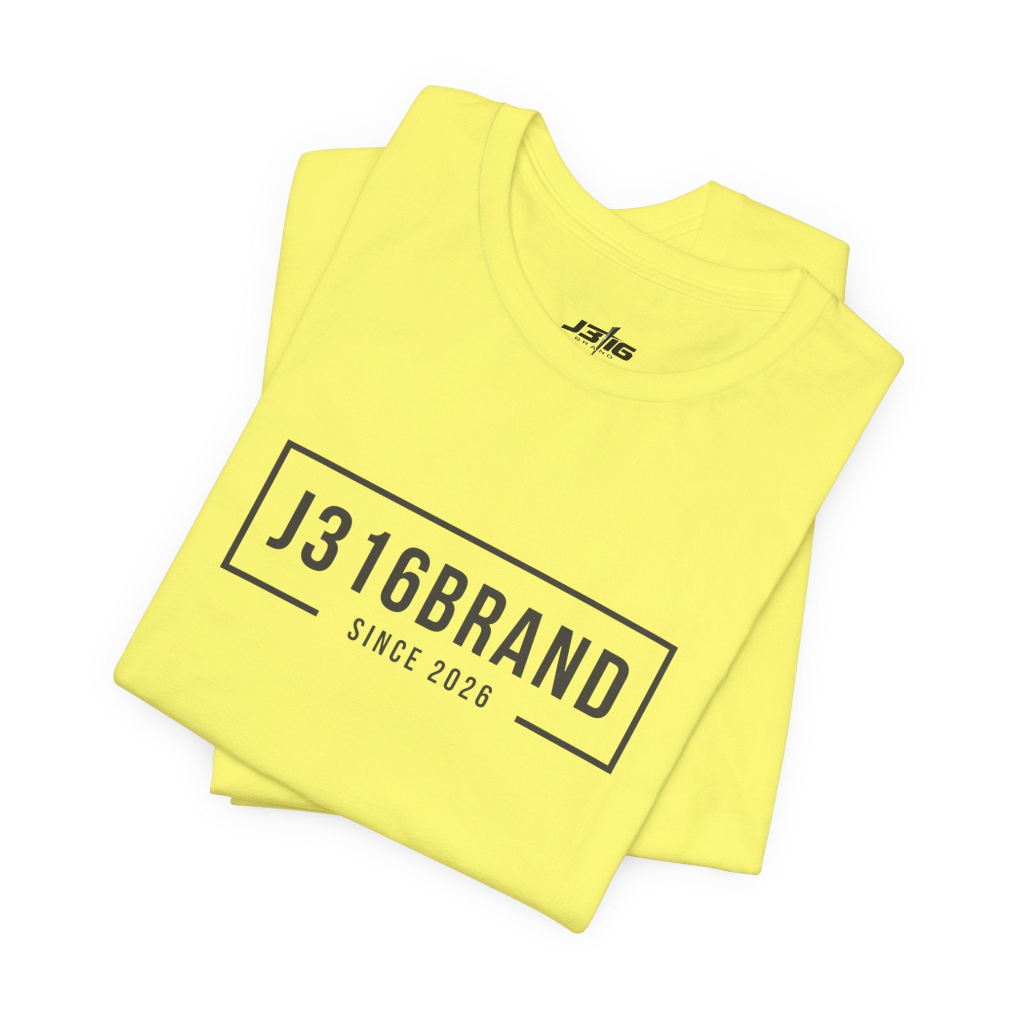 J316BRAND Graphic Tee — Minimal Box Logo T-Shirt