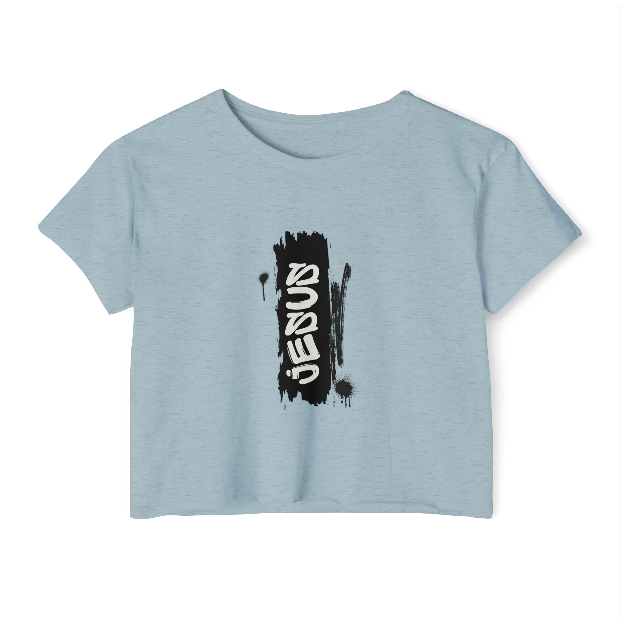 J316 Jesus Womens Crop Top
