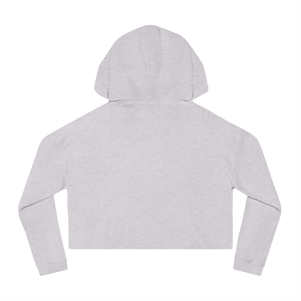 J316 Floral logo Cropped Hoodie Hooded