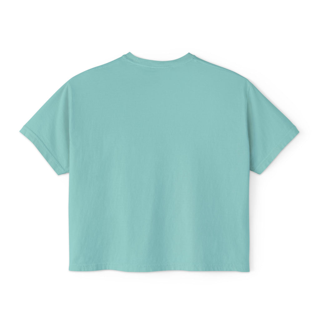 Boxy Tee — Minimal 'JBIG' Logo Women's Crop T-Shirt