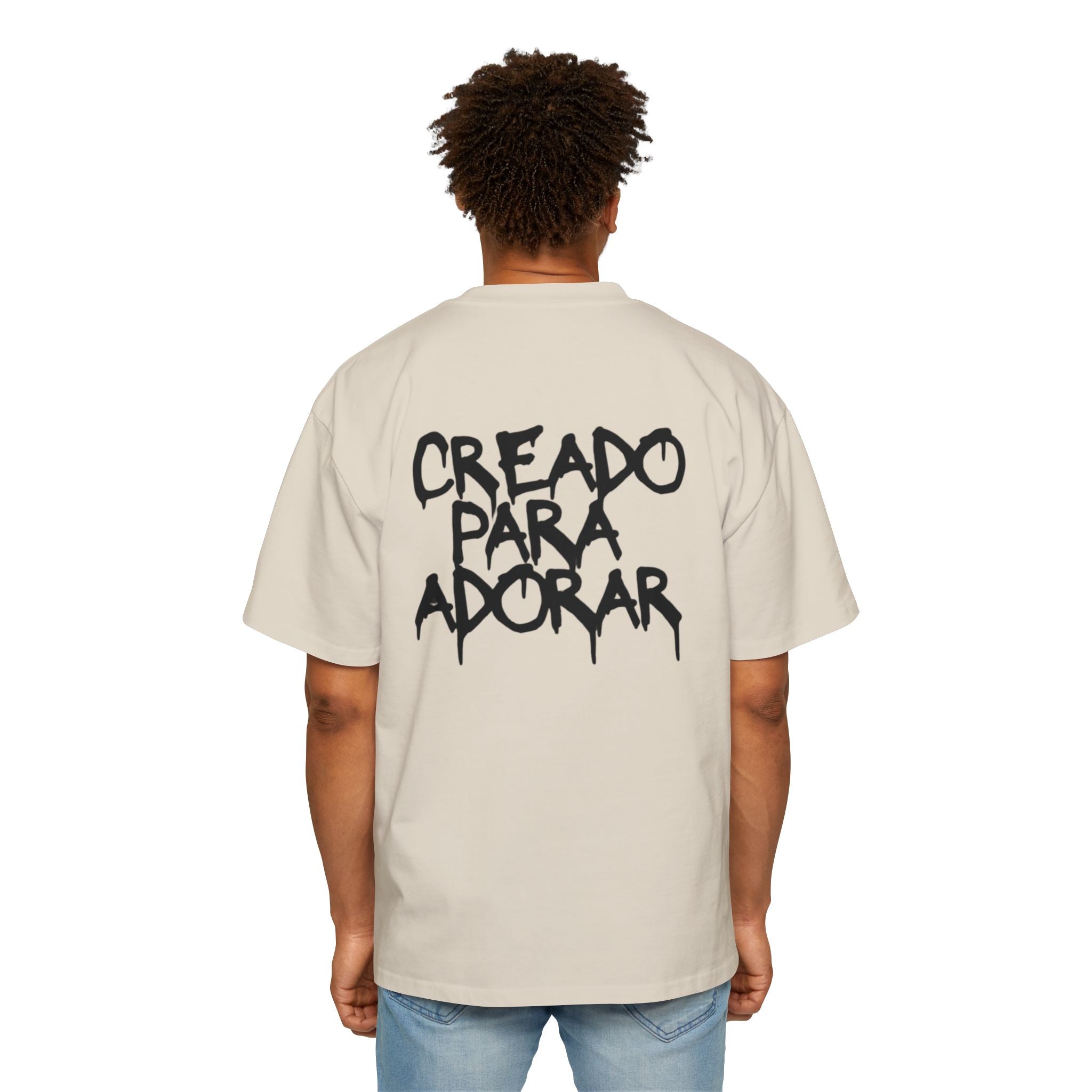 J316 Creado para adorar Oversized