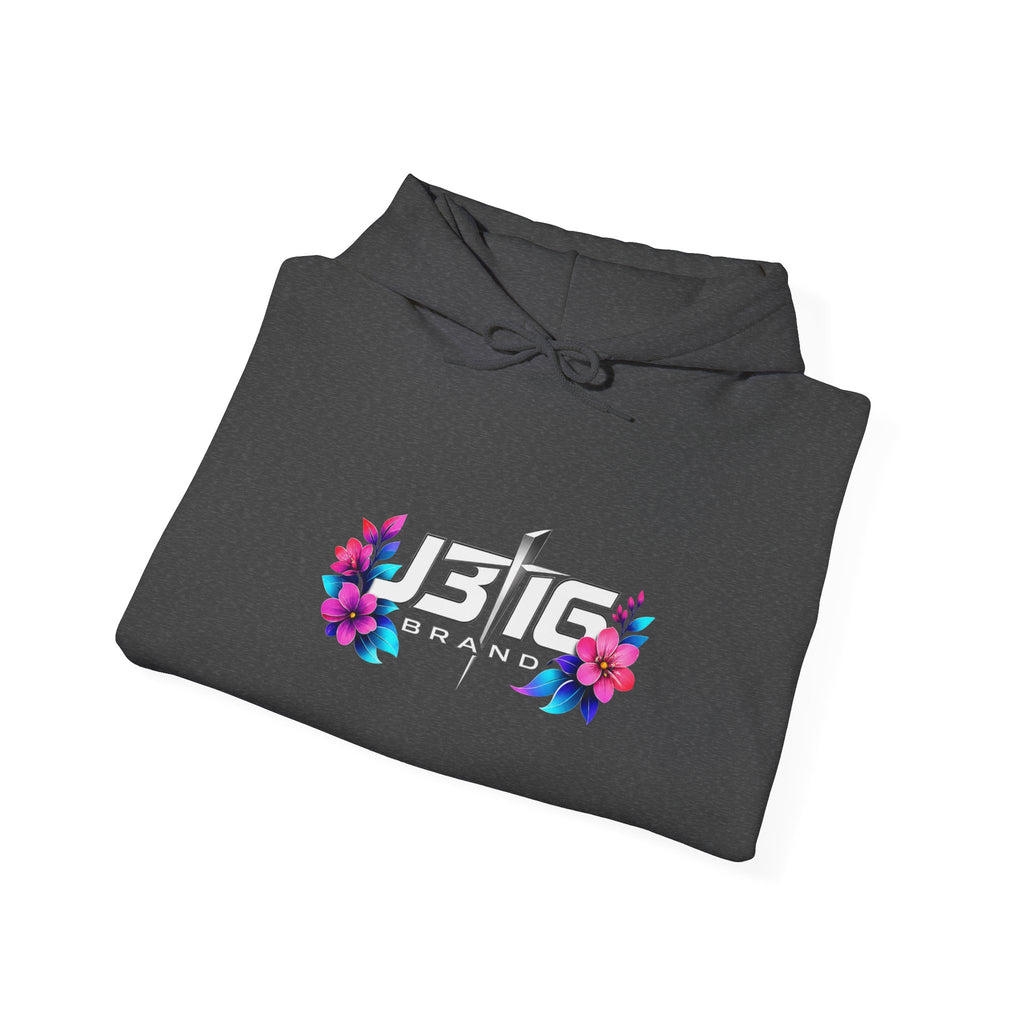 J316 Floral Logo Hoodie Dark
