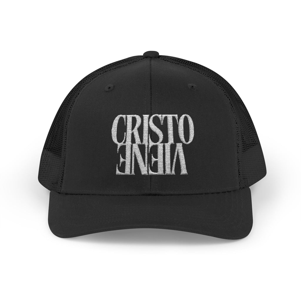 J316 Cristo Viene Trucker Hat Dark