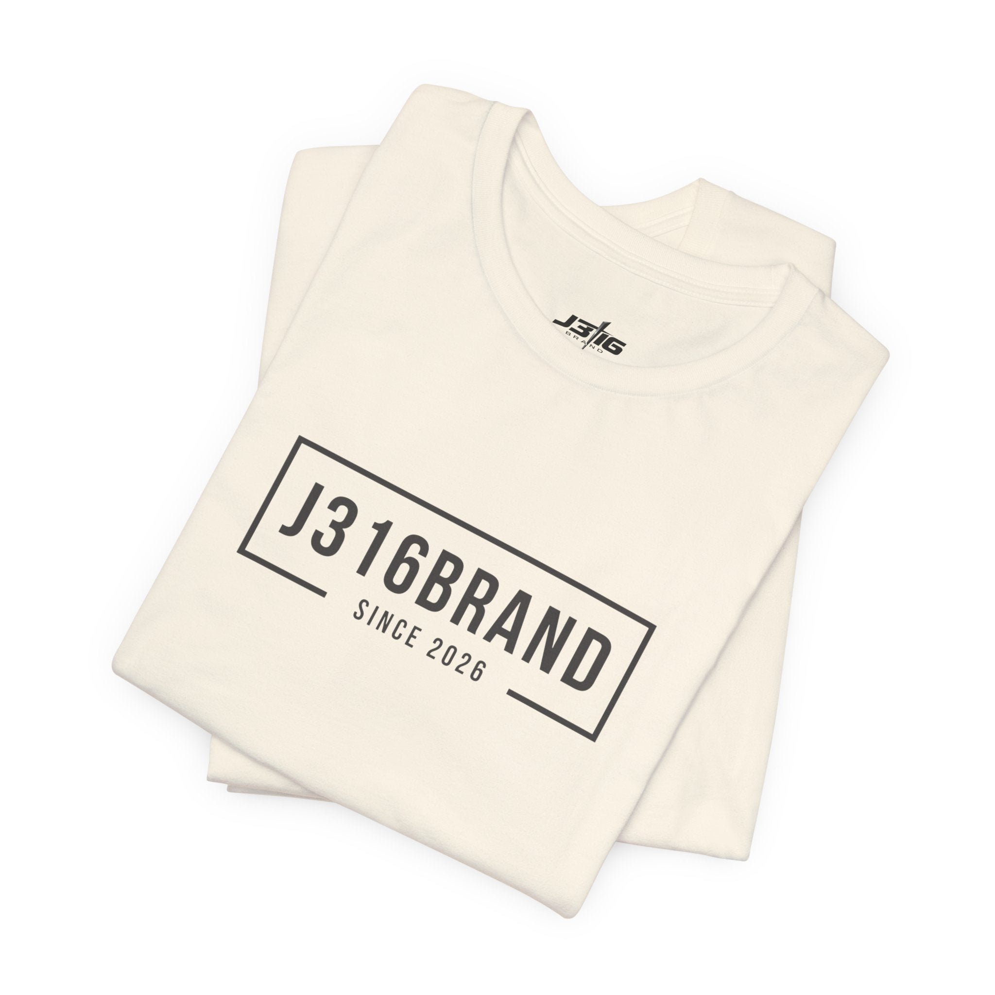 J316BRAND Graphic Tee — Minimal Box Logo T-Shirt