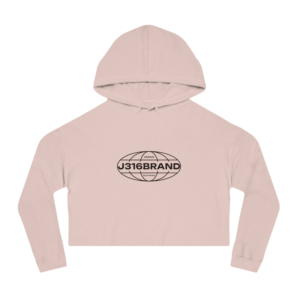 J316 Esfuérzate y se Valiente Cropped Hoodie